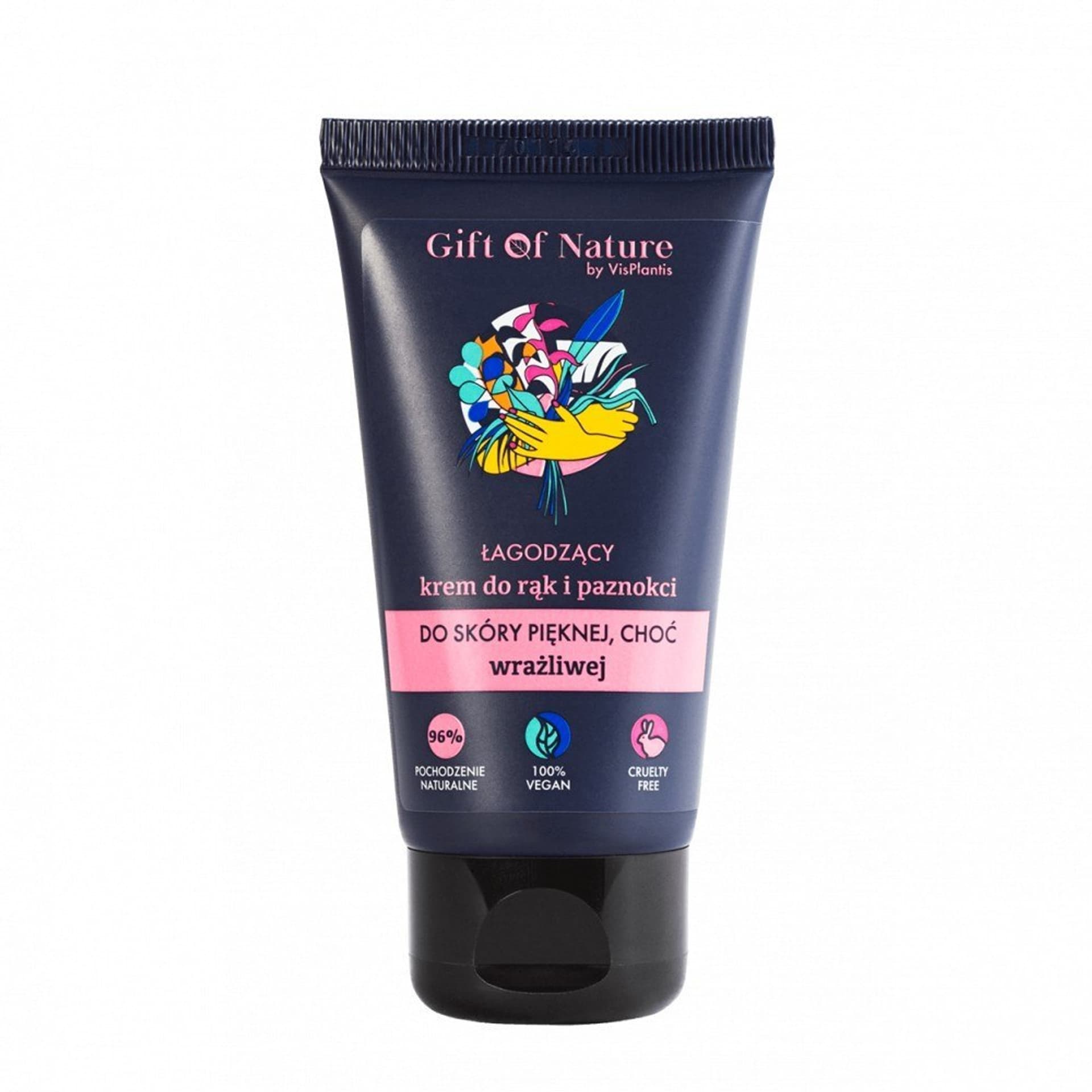 

Vis Plantis Gift Of Nature Krem do rąk i paznokci łagodzący do skóry wrażliwej 50ml