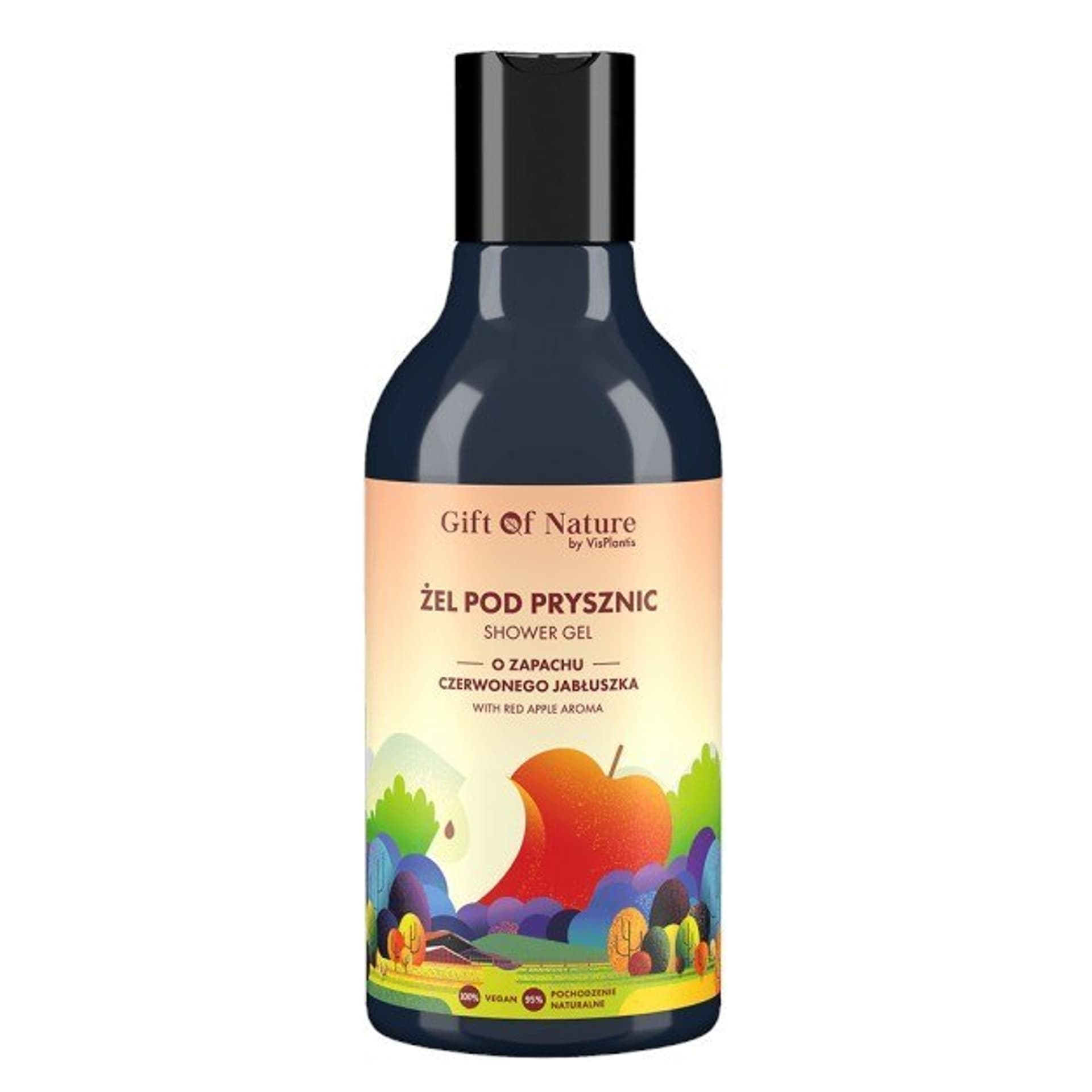 

Vis Plantis Gift Of Nature Żel pod prysznic o zapachu Czerwonego Jabłuszka 300ml