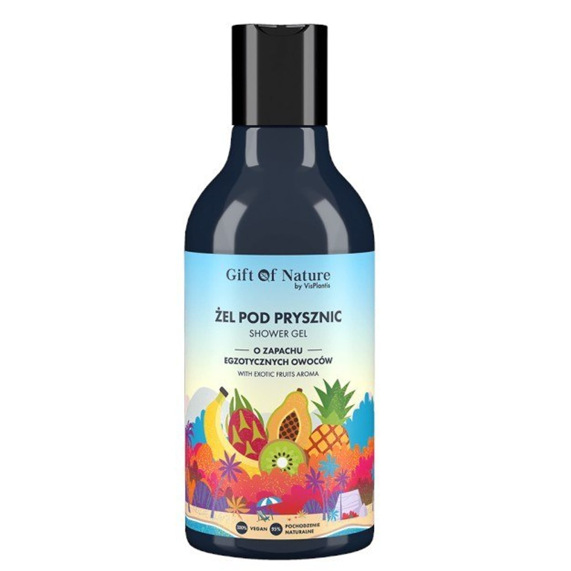

Vis Plantis Gift Of Nature Żel pod prysznic o zapachu Egzotycznych Owoców 300ml