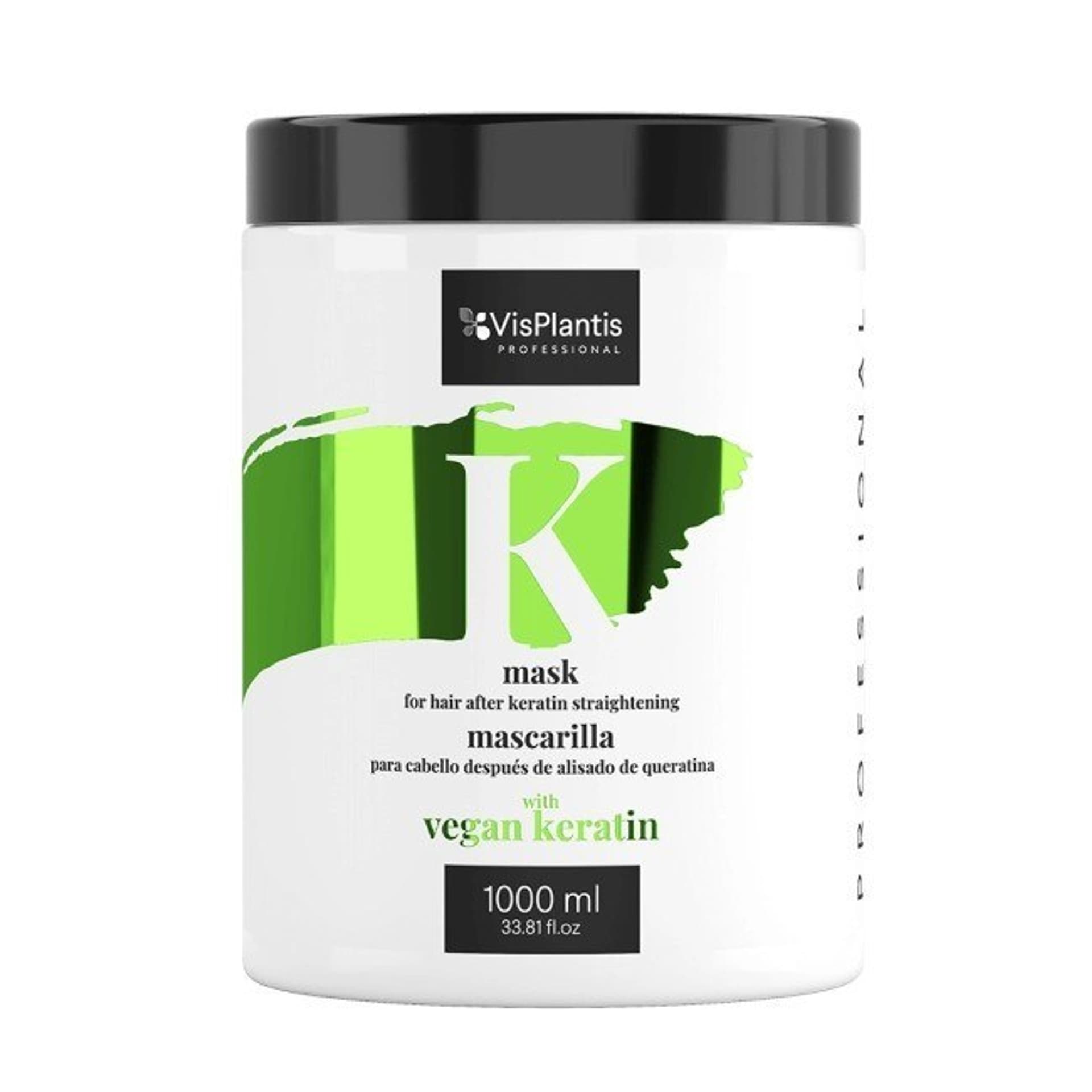 

Vis Plantis Professional Maska do włosów po keratynowym prostowaniu - Vegan Keratin 1000ml