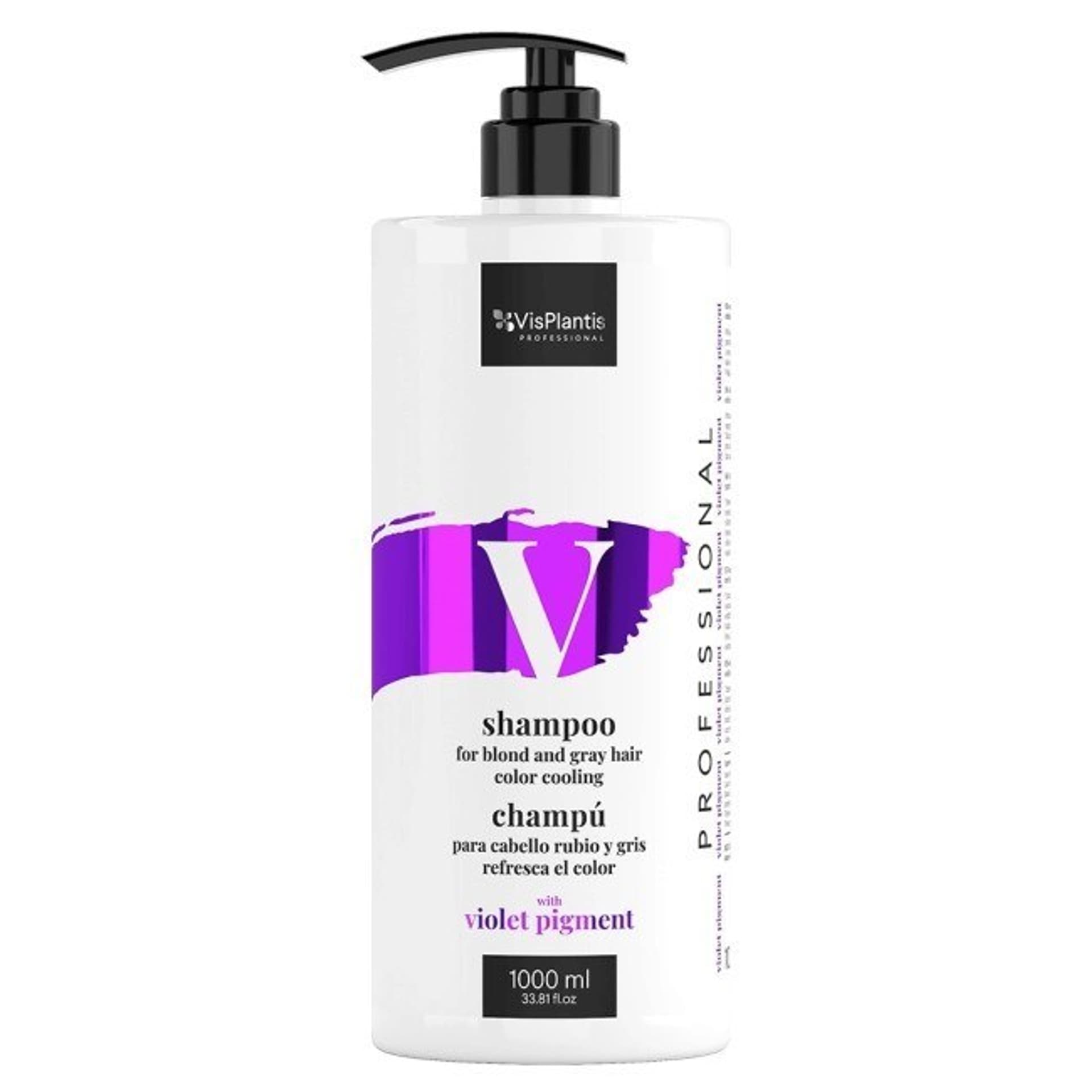 

Vis Plantis Professional Szampon do włosów blond i siwych ochładzający kolor - Color Pigment 1000ml