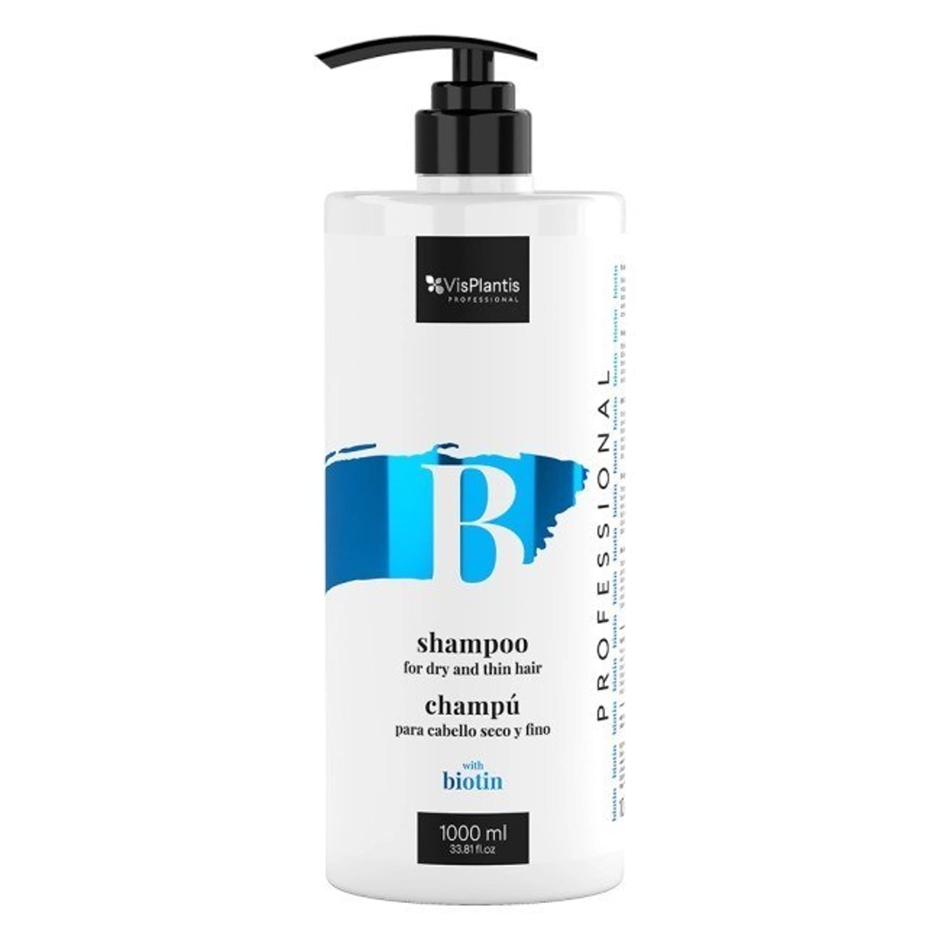 

Vis Plantis Professional Szampon do włosów suchych i cienkich z Biotyną 1000ml