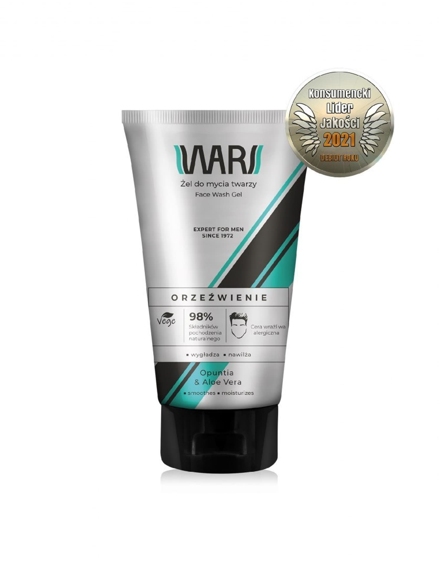

Wars Expert for Men Żel do mycia twarzy - Orzeźwienie 150ml