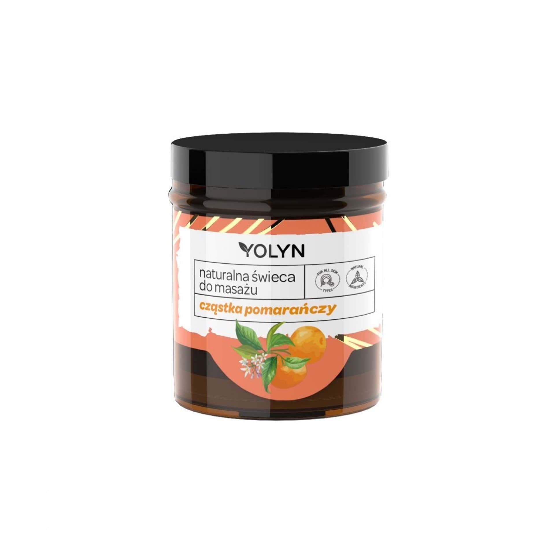 

YOLYN Naturalna Świeca do masażu - Cząstka Pomarańczy 120ml