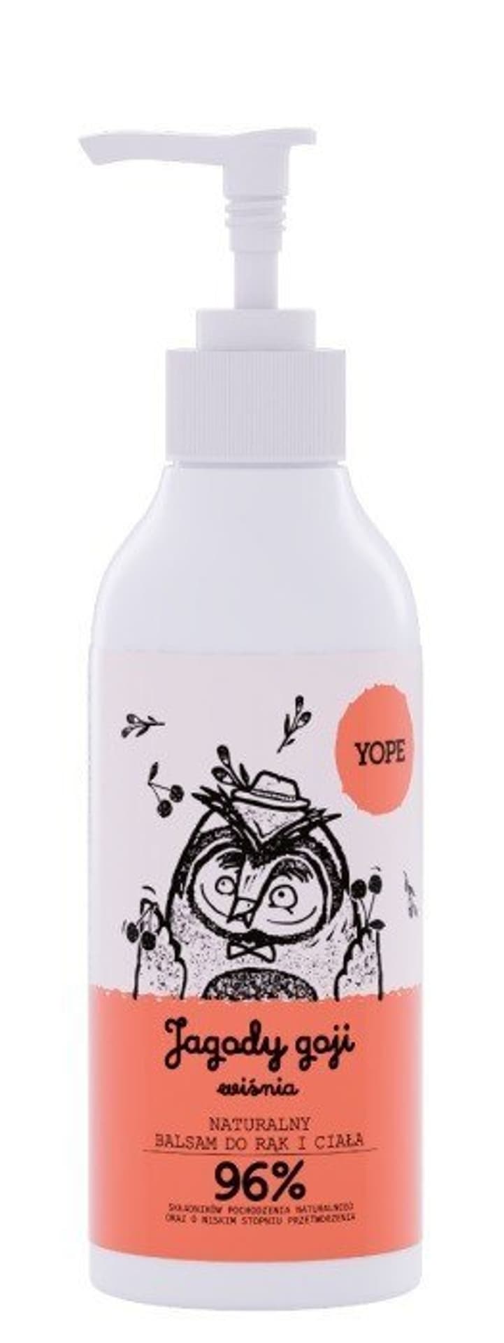 

Yope Naturalny Balsam do rąk i ciała Jagody Goji i Wiśnia 300ml