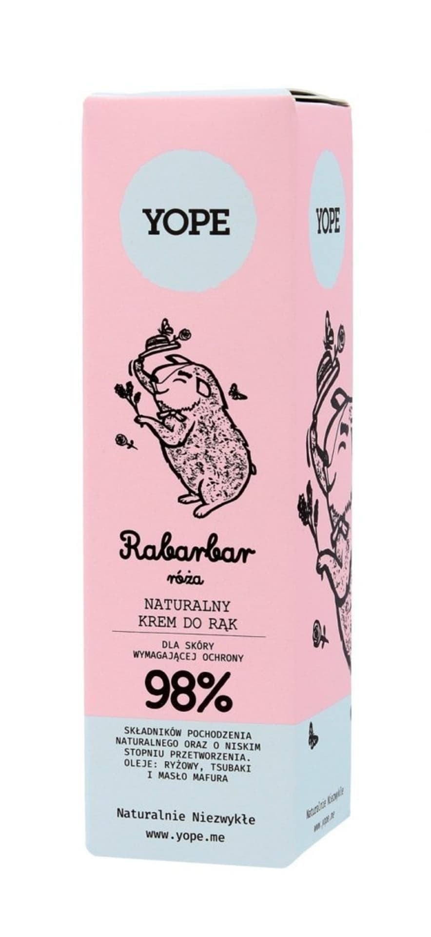 

YOPE NATURALNY krem do rąk i ciała Rabarbar i Róża 50ml