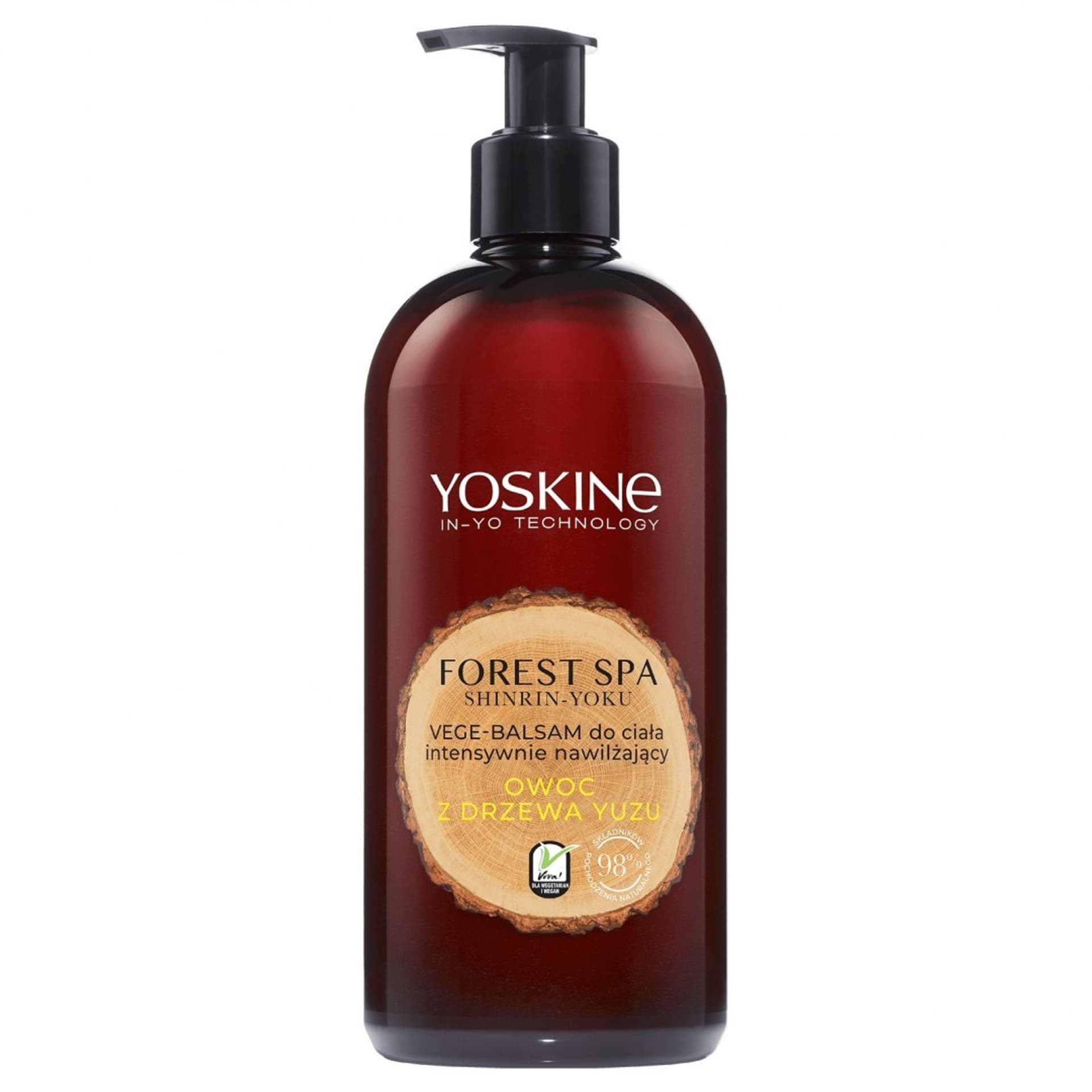 

Yoskine Forest Spa Vege-Balsam do ciała intensywnie nawilżający Owoc z Drzewa Yuzu 400ml