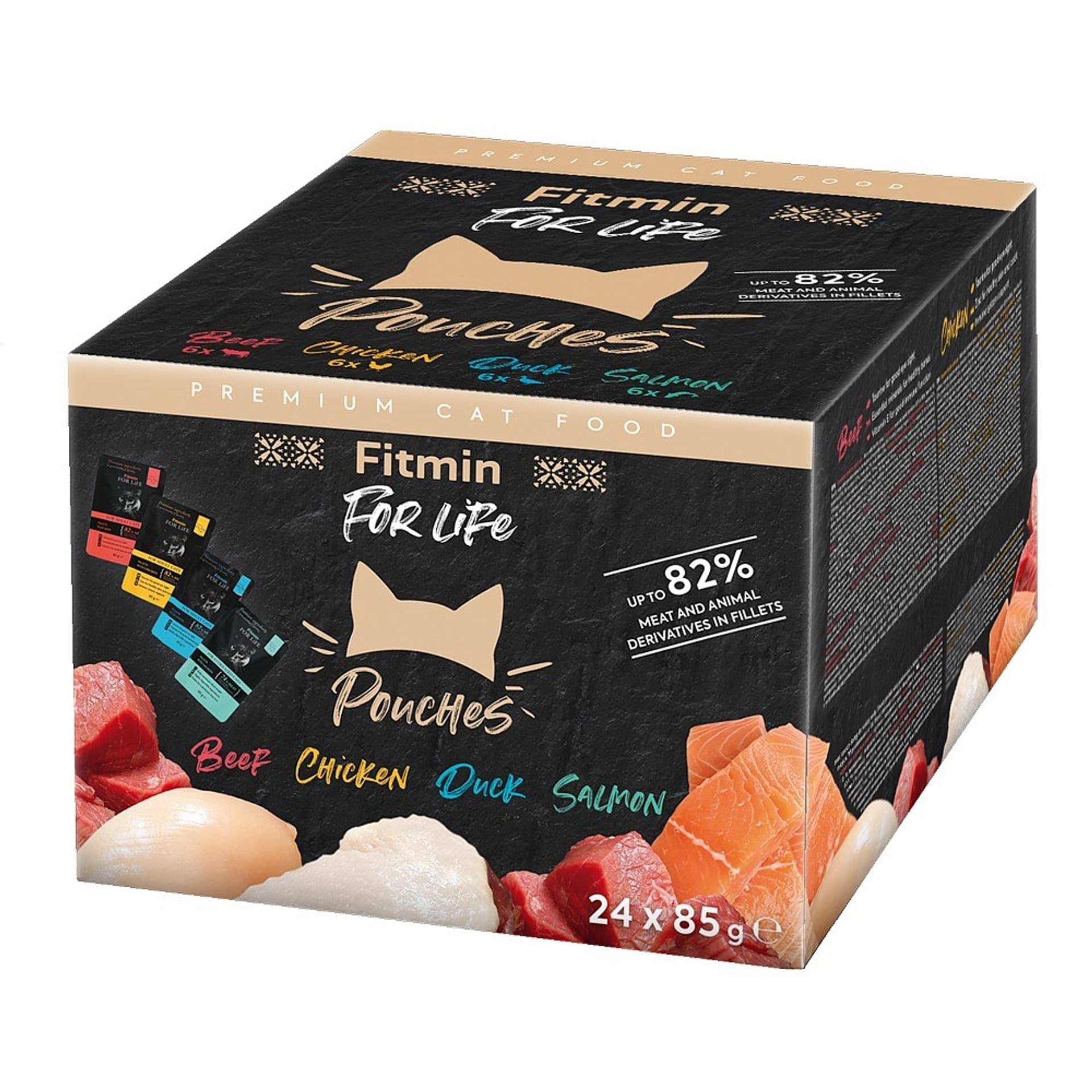 

FITMIN cat For Life Pouch Multipack 24x85g