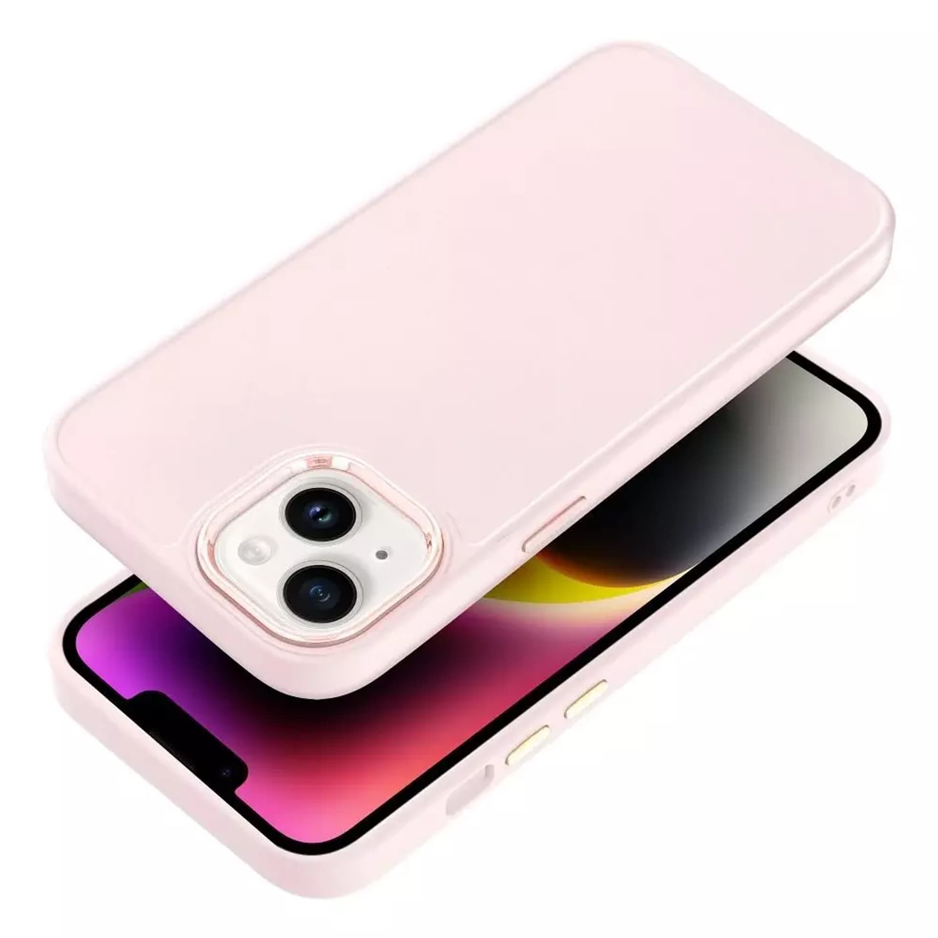 

Futerał FRAME do IPHONE 14 pudrowy róż