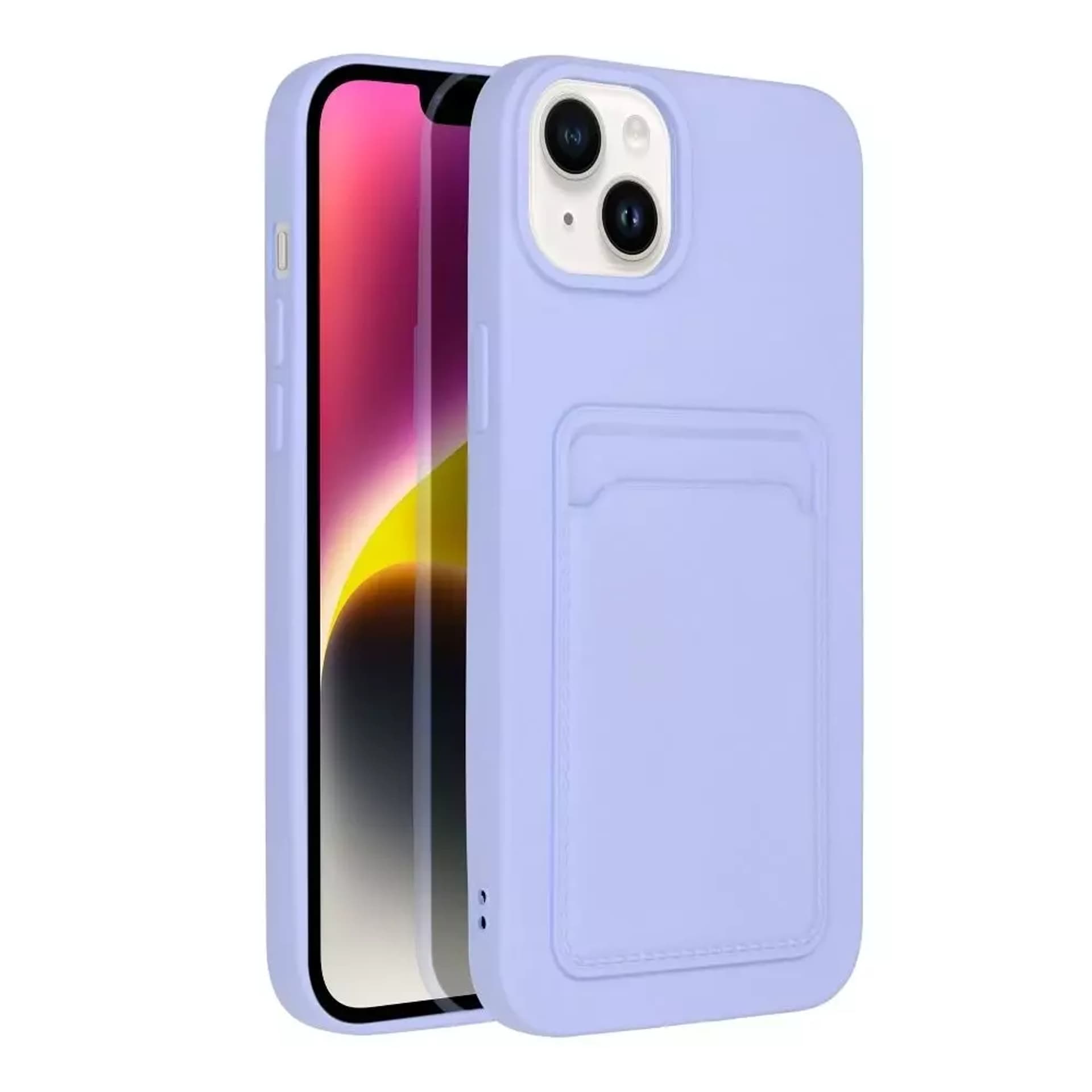 

Futerał CARD CASE do IPHONE 14 PLUS fioletowy