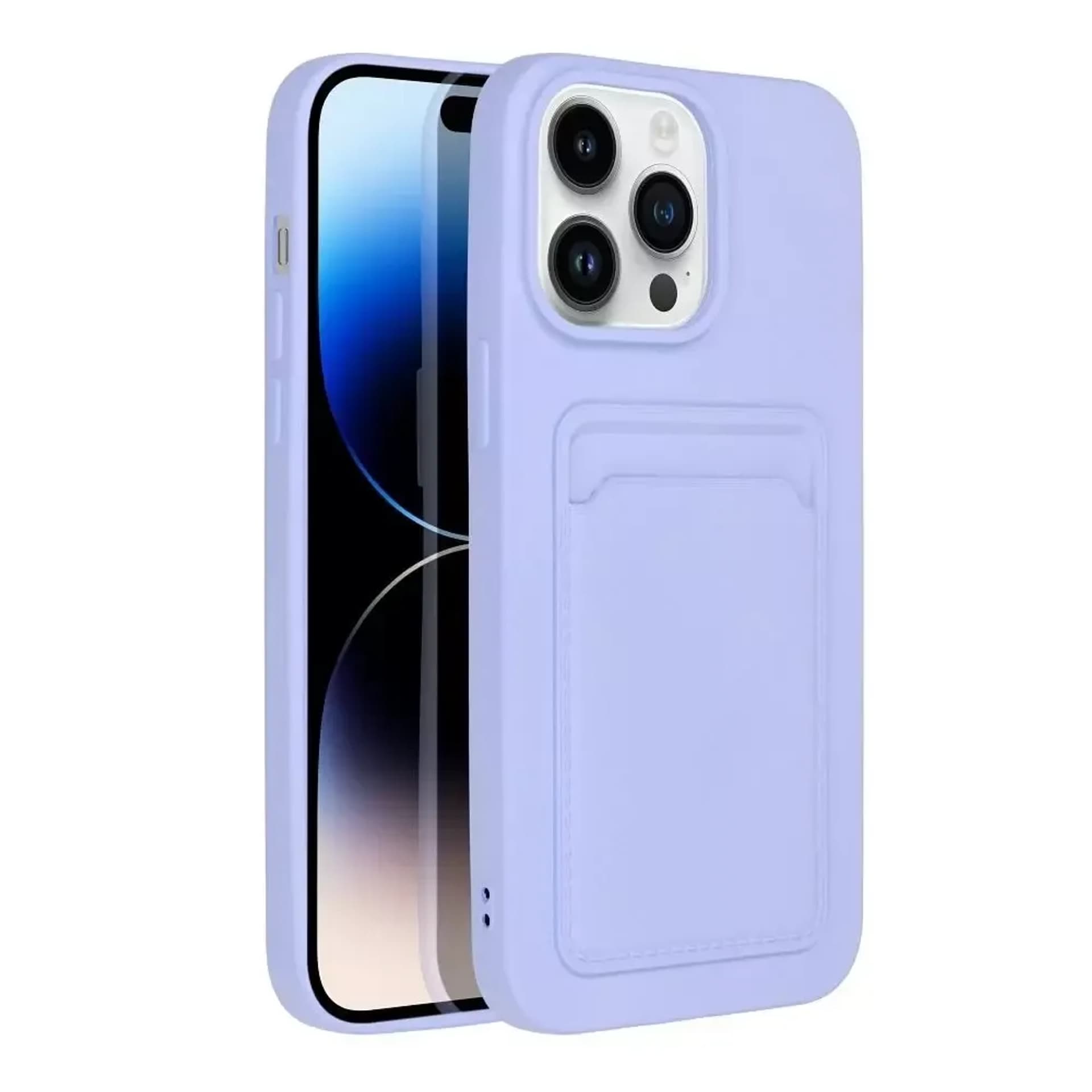

Futerał CARD CASE do IPHONE 14 PRO MAX fioletowy