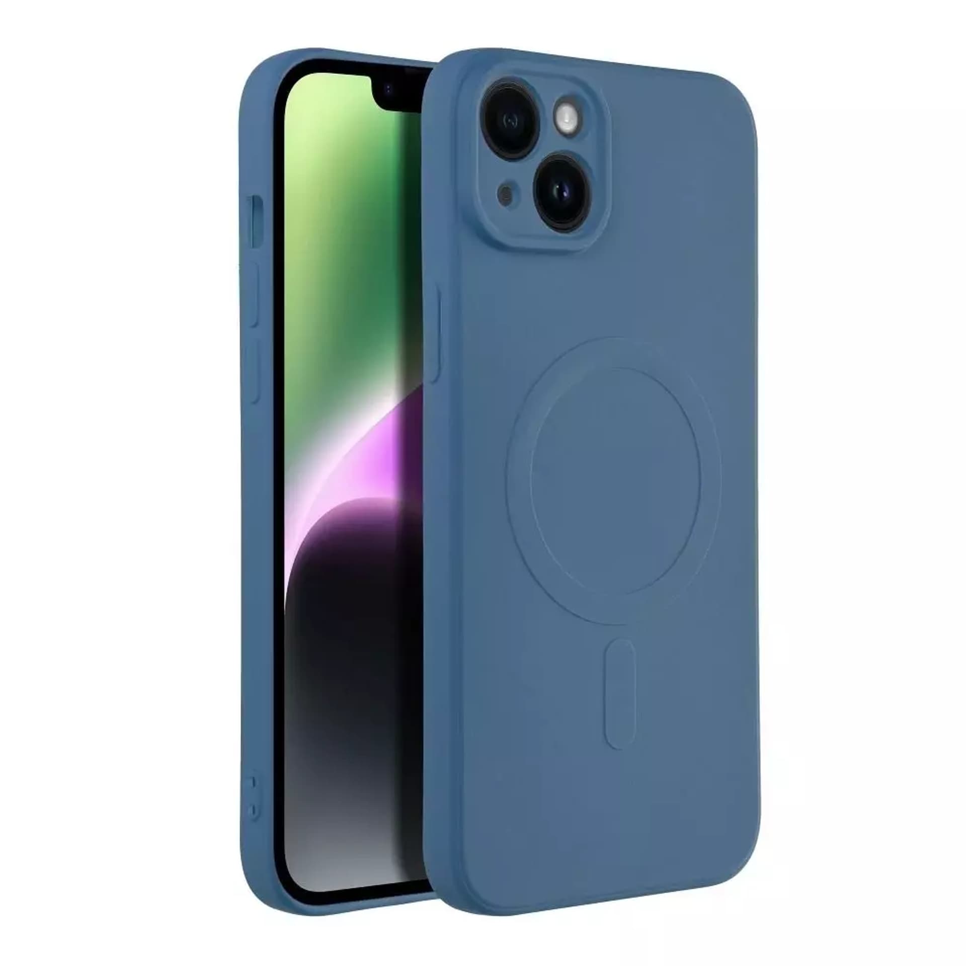 

Futerał Silicone Mag Cover do IPHONE 14 PLUS niebieski