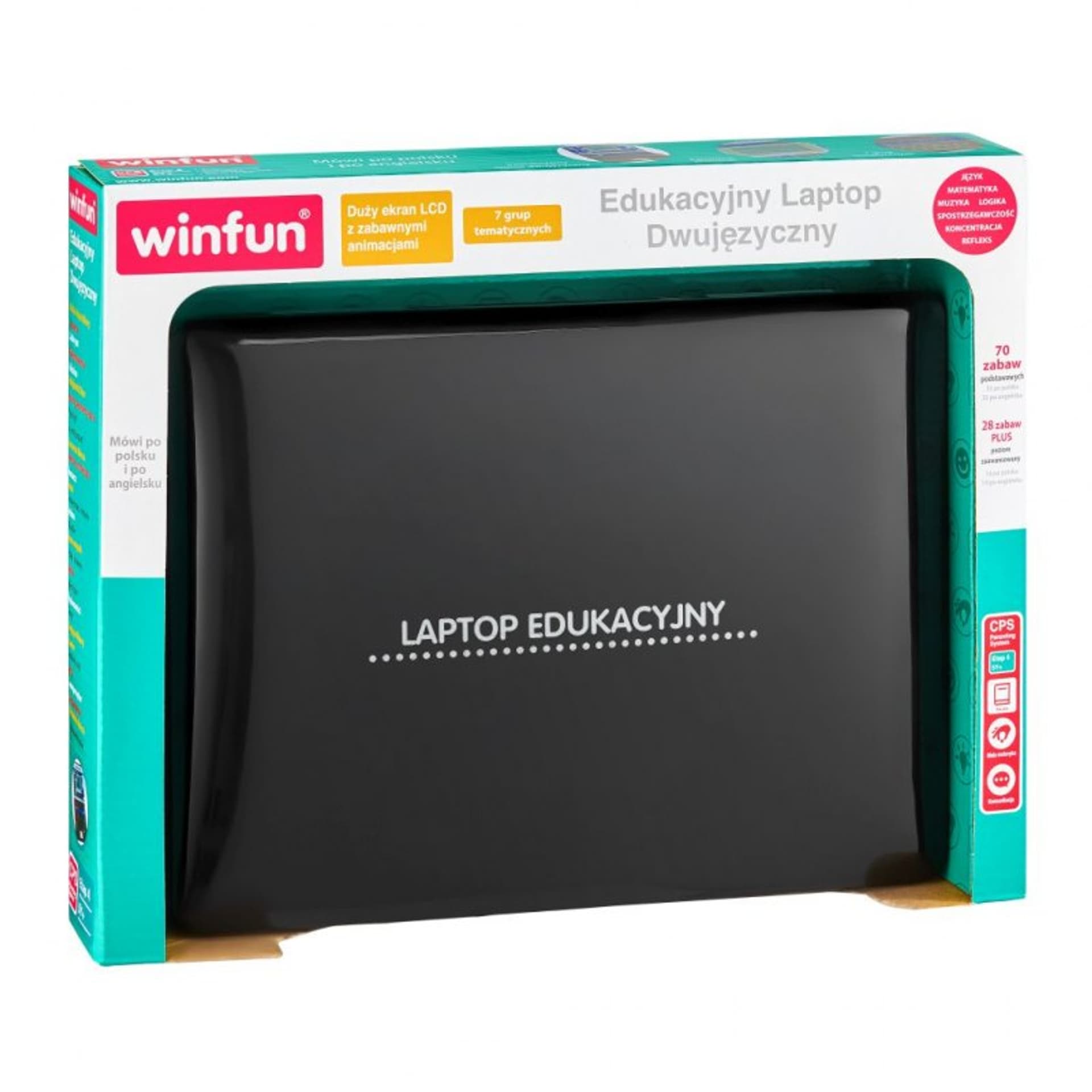 

Edukacyjny laptop dwujezyczny