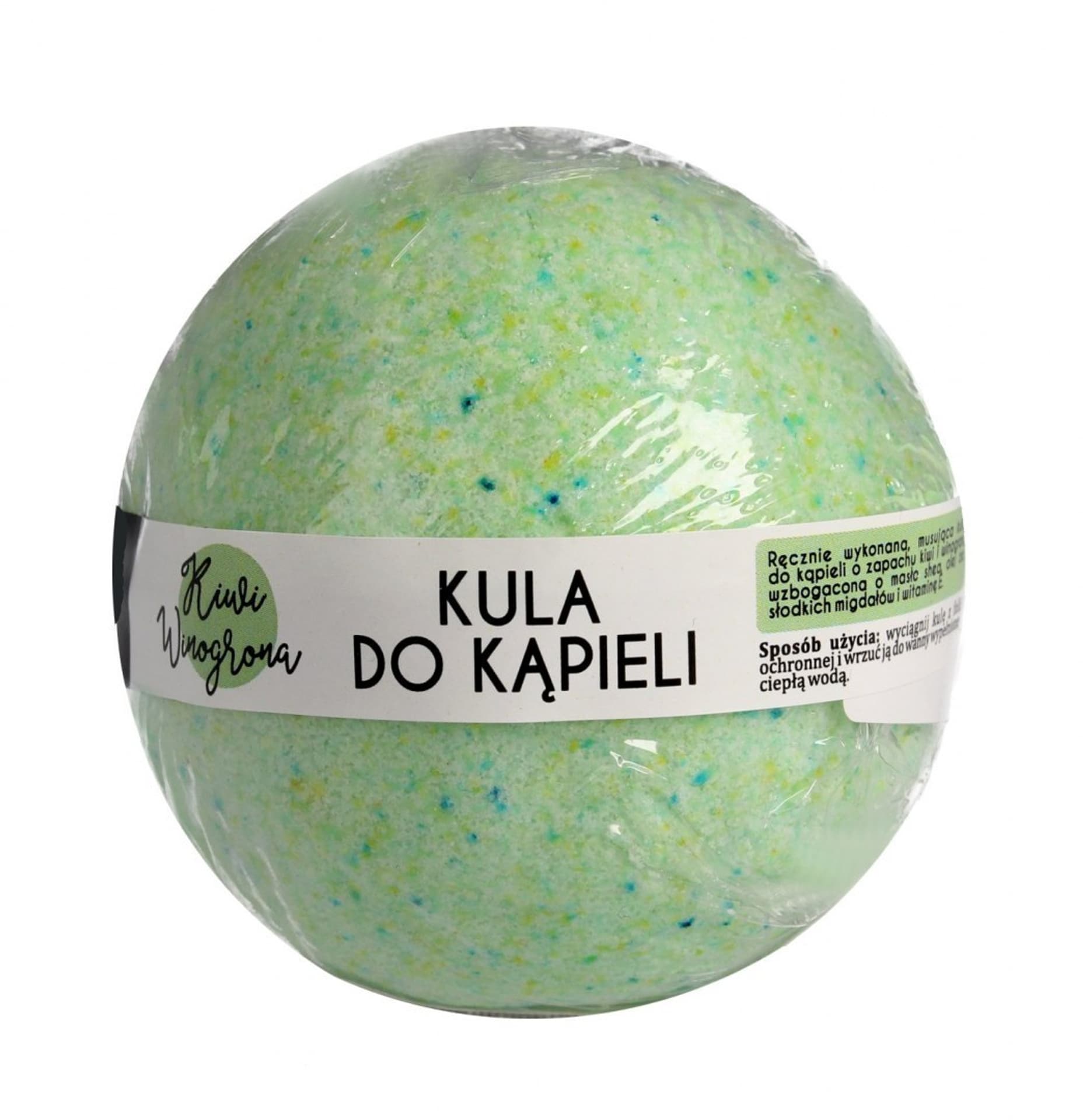 

LaQ Kula musująca do kąpieli Kiwi i Winogron - zielona 100g