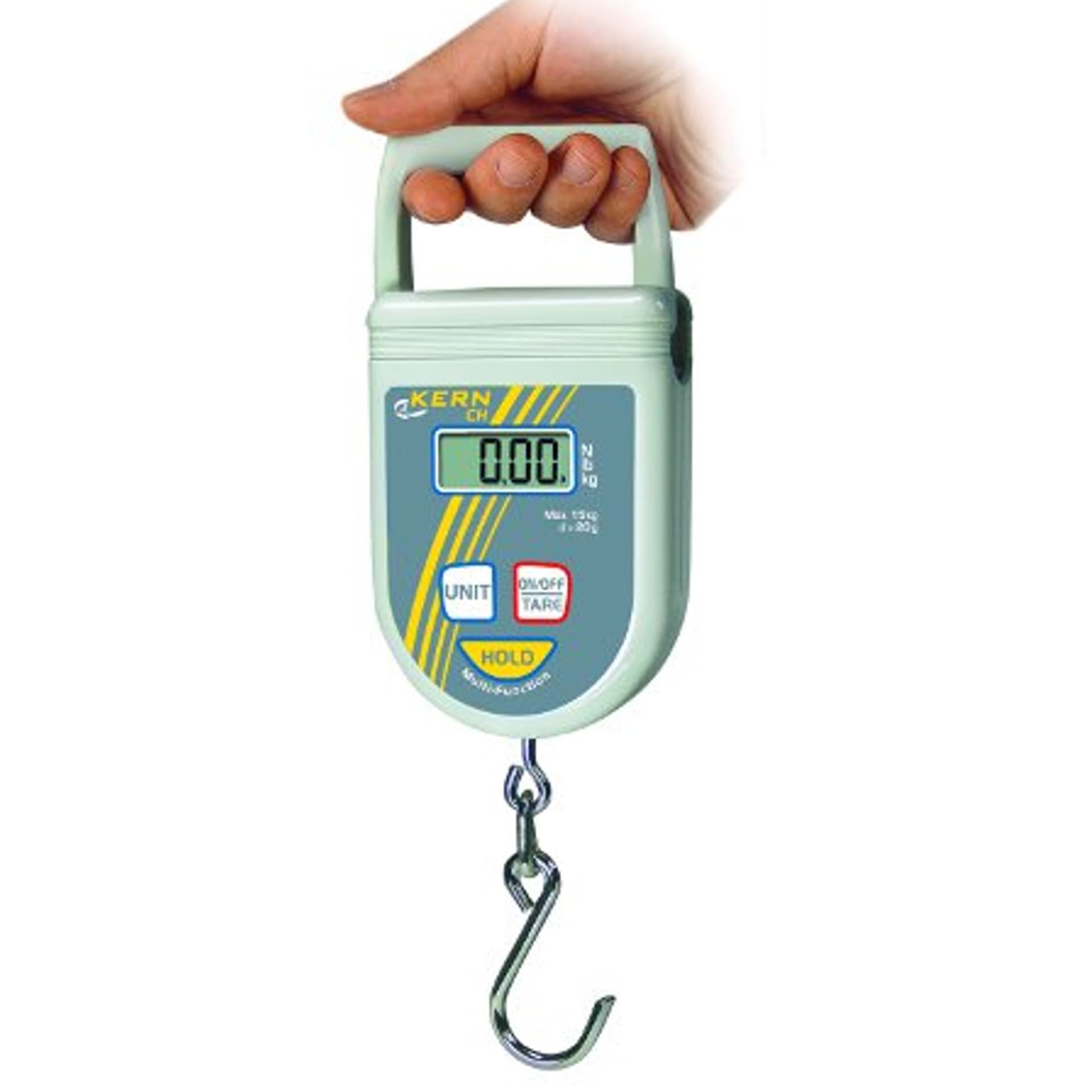 

Waga hakowa wisząca ręczna CH LCD 15Kg / 20g - KERN CH 15K20