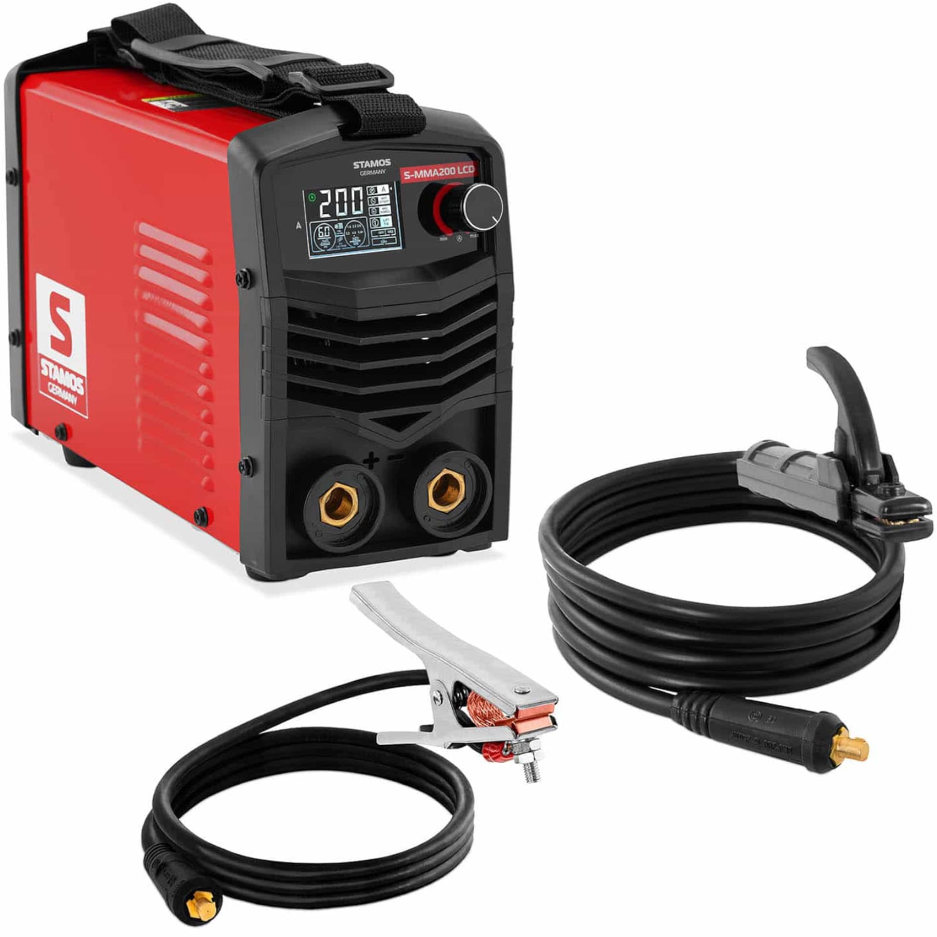 

Spawarka inwertorowa MMA IGBT z funkcją Hot Start Anti-Stick LCD 200 A
