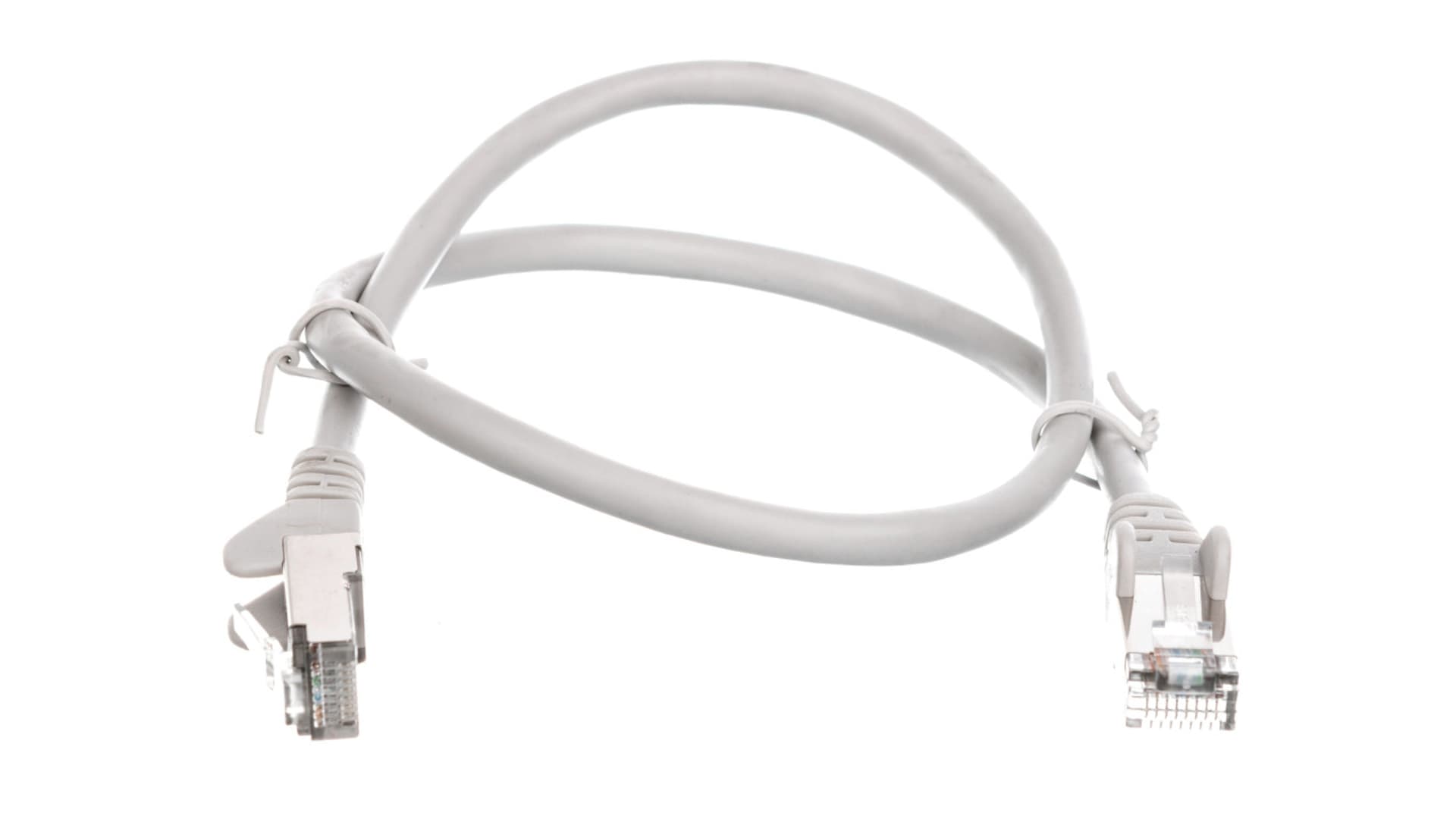 

Kabel krosowy patchcord SF/UTP kat.5e CCA szary 0,5m 50143