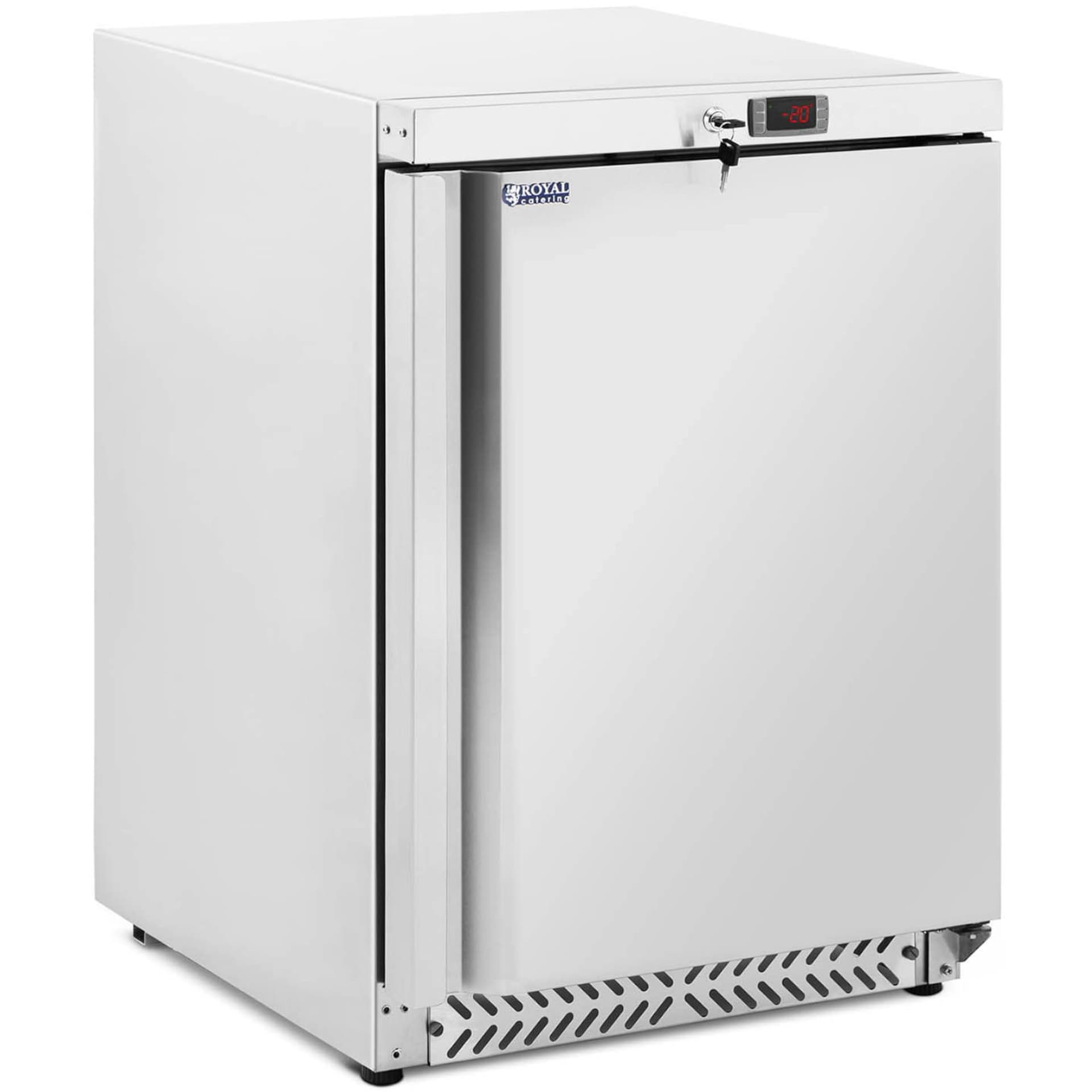 

Szafa mroźnicza zamrażarka 3 półki 170 l 215 W - srebrna