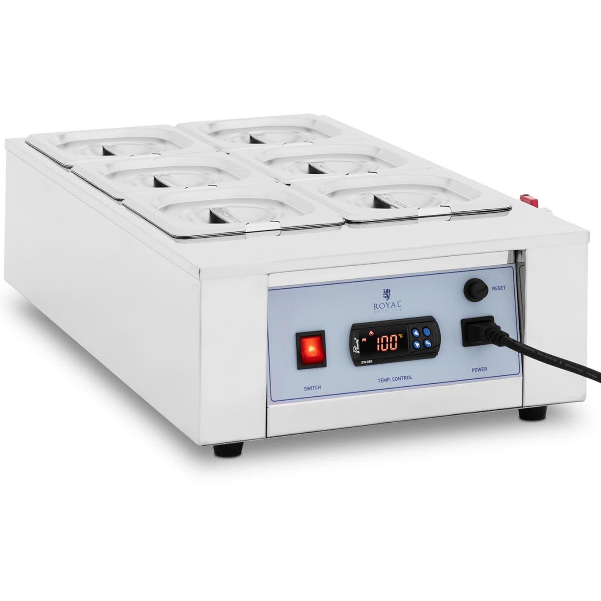 

Podgrzewacz do czekolady sosów polew elektryczny 6 x 1.5 l 1500 W