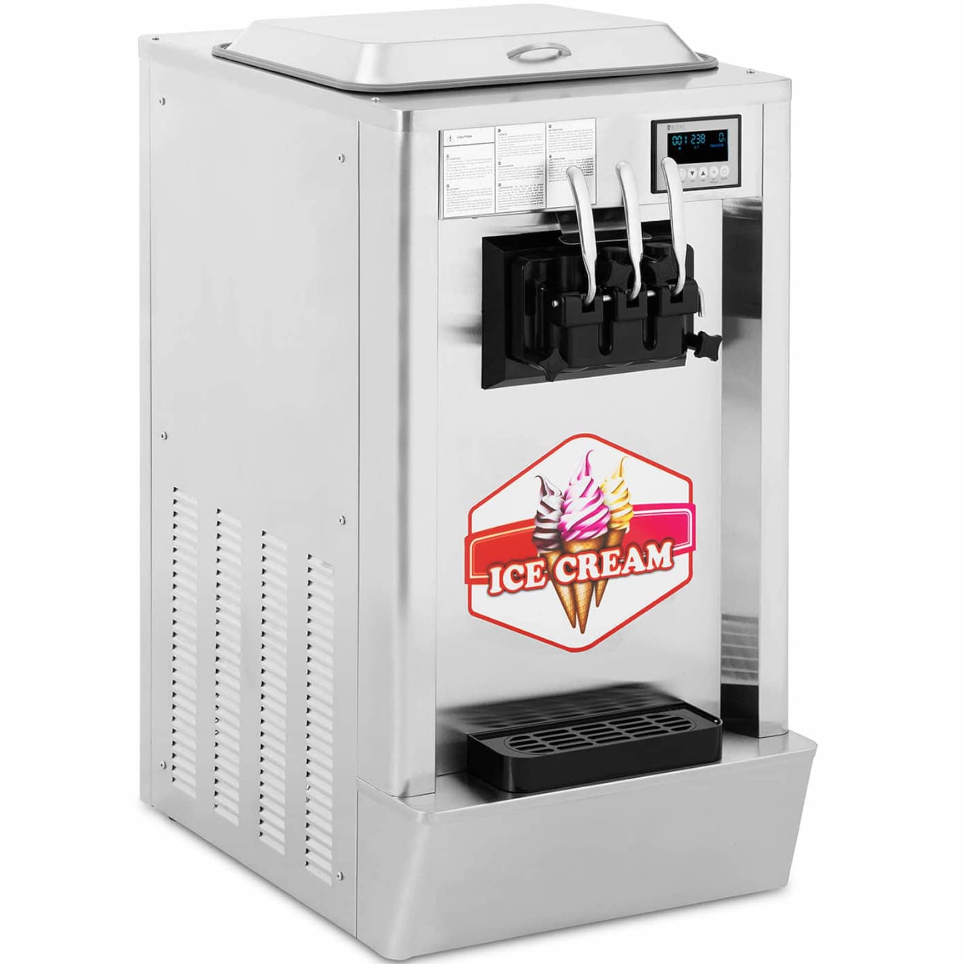

Maszyna automat do lodów włoskich 1550 W 23 l/h - 3 smaki