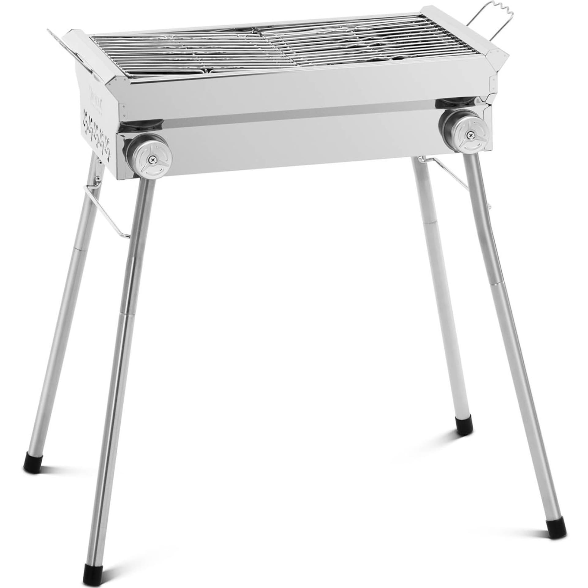

Grill węglowy składany z rusztem 43 x 25 cm