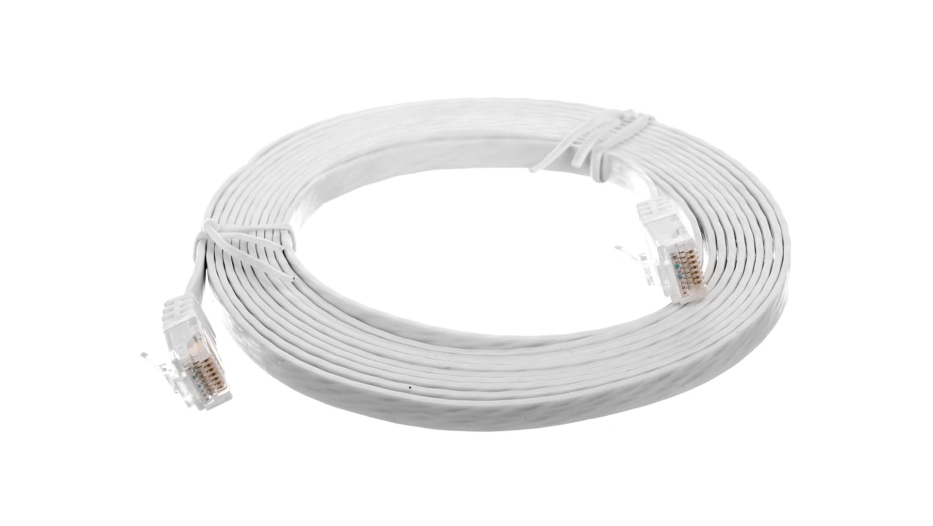 

Kabel krosowy płaski patchcord U/UTP kat.5e biały 3m 93360