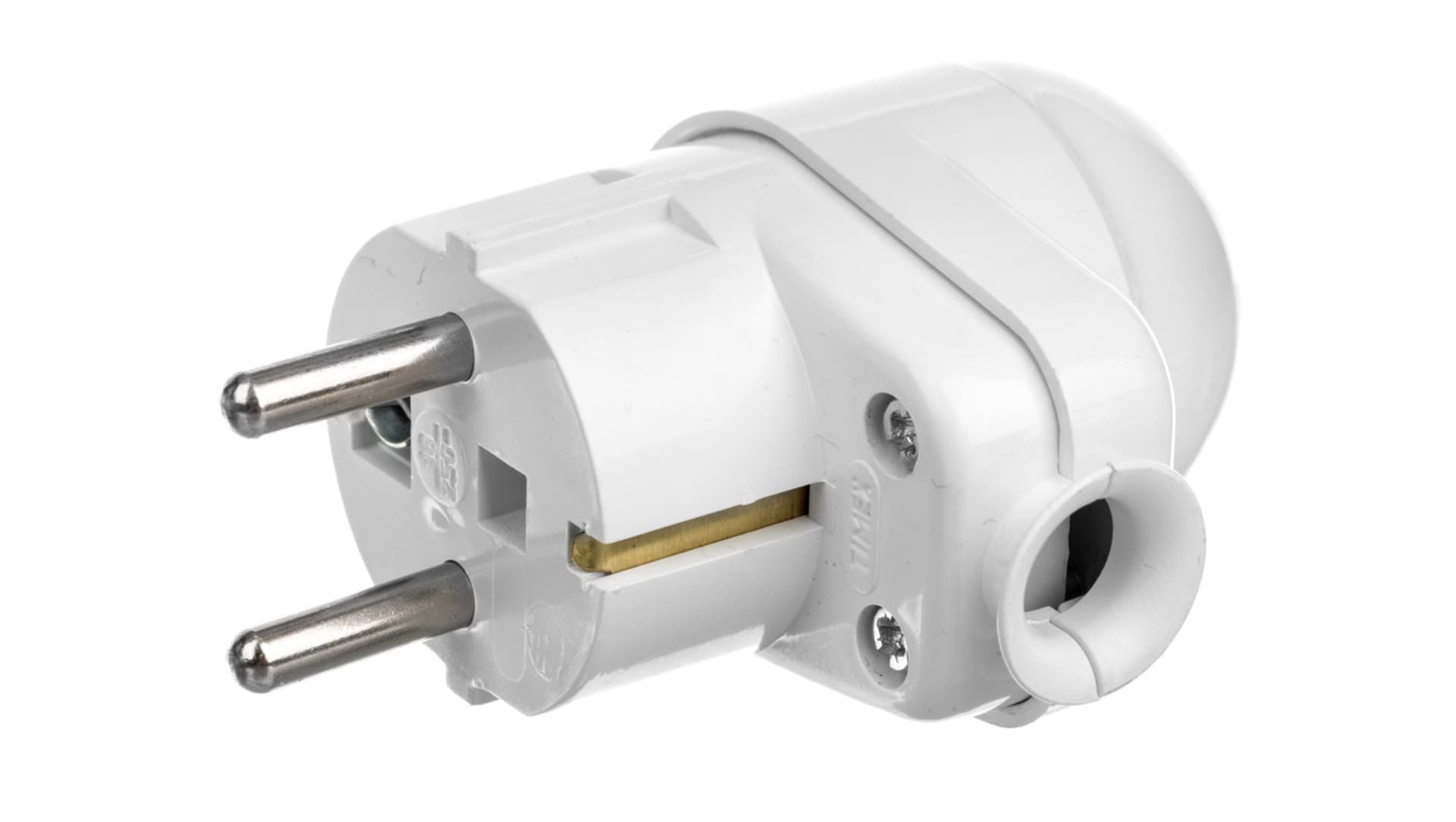 

Wtyczka 16A 2P+Z Uni-Schuko z lampką 250V biała WT-16U/L