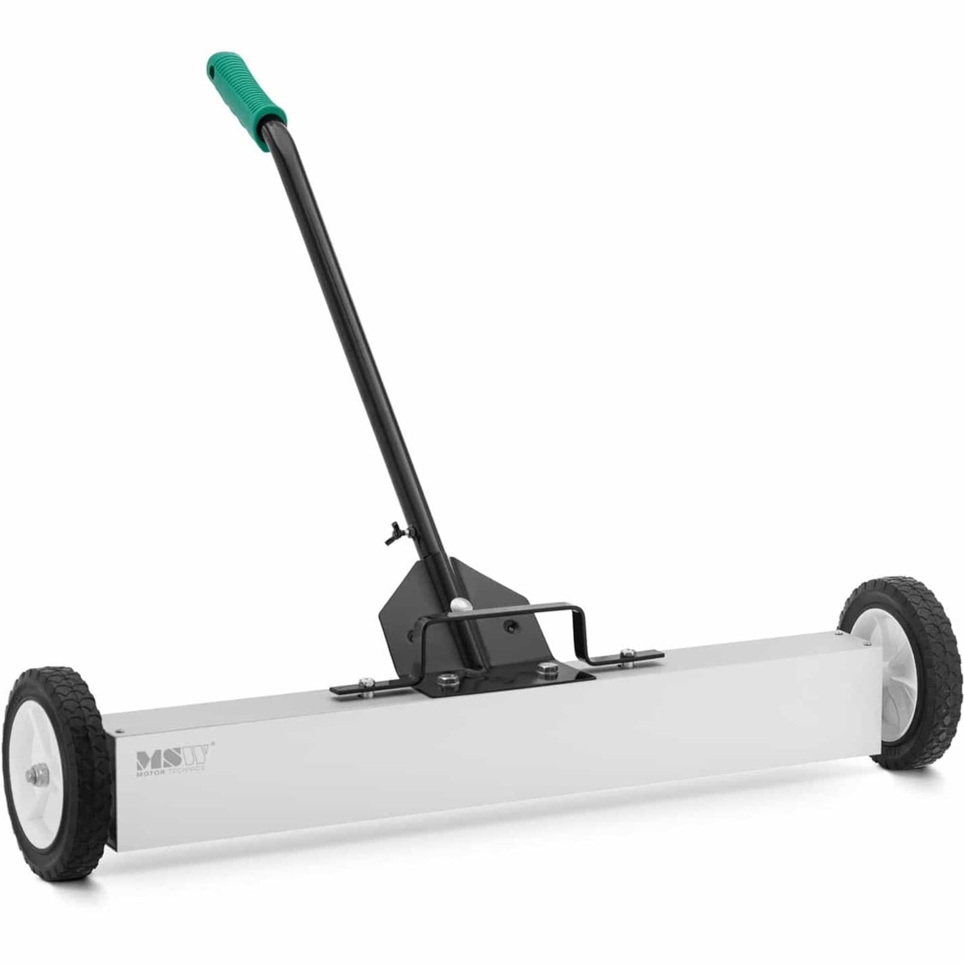 

Miotła zamiatarka magnetyczna do zbierania opiłków gwoździ na kółkach szer. 75 cm