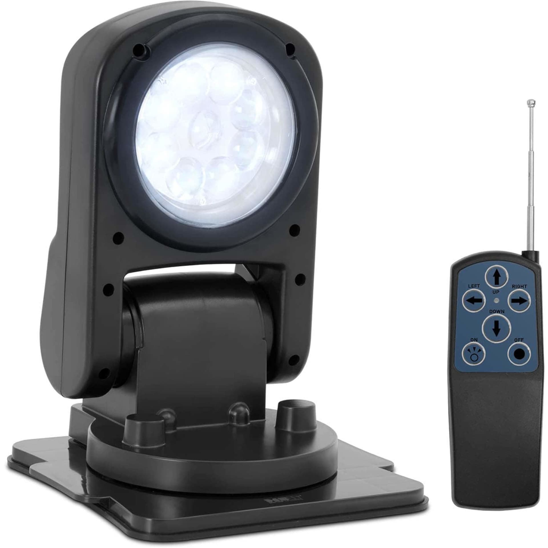 

Reflektor lampa LED szperacz z magnetyczną podstawą i pilotem na samochód łódź 9-32 V 360 stopni