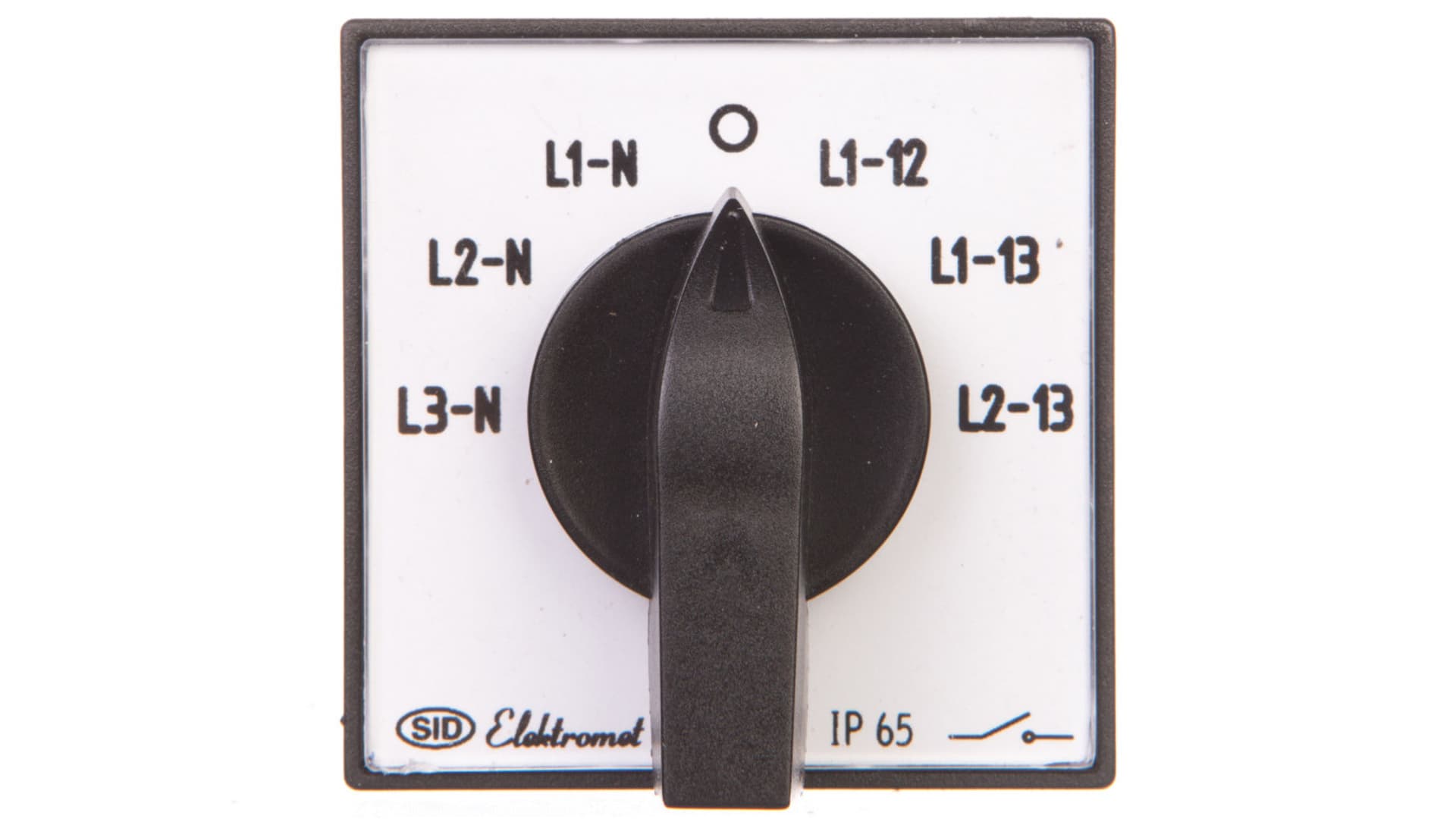 

Łącznik krzywkowy woltomierzowy 4P 12A IP65 Łuk E12-82 921282