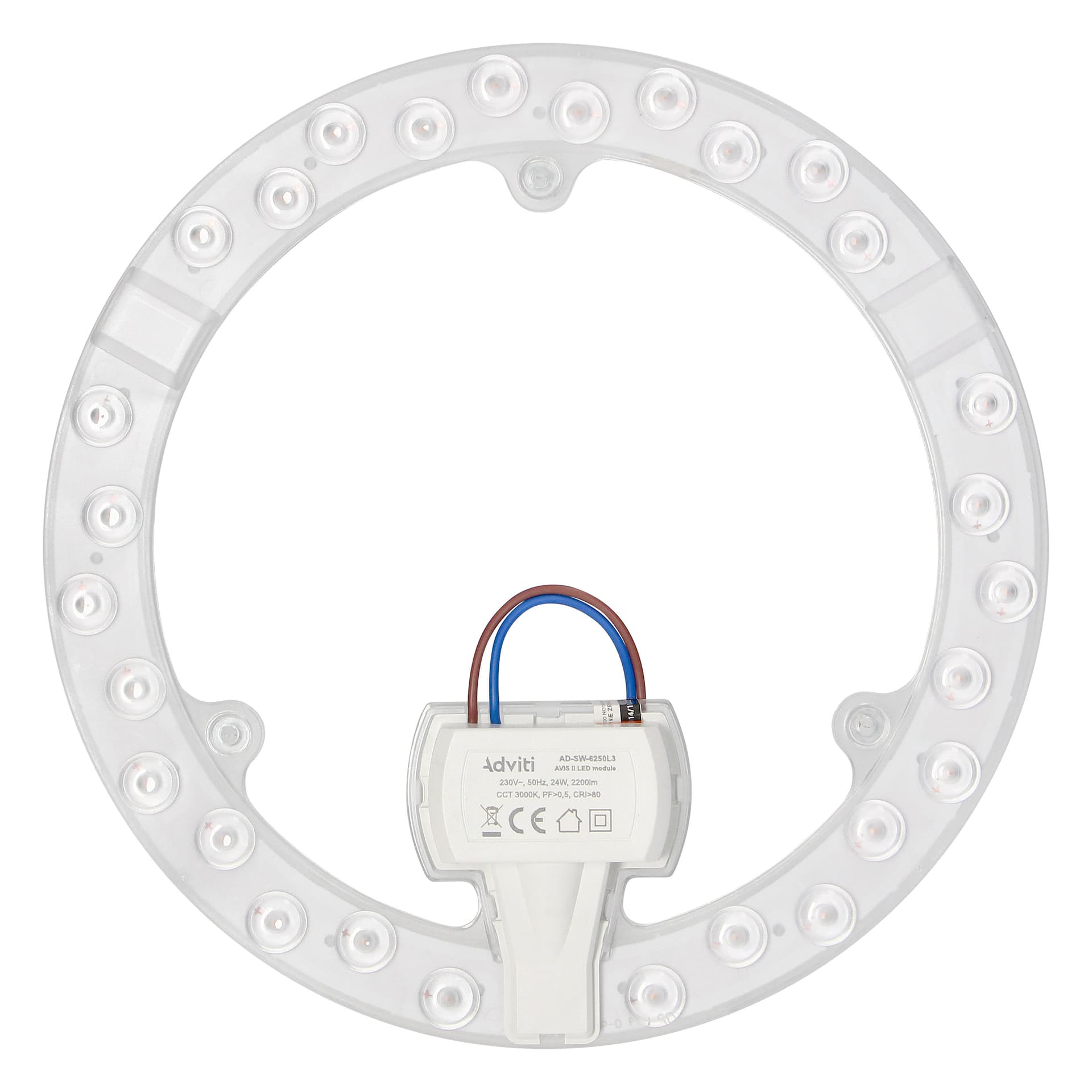 

AVIS II LED panel świetlny LED 24W, 2200lm, 3000K,  215