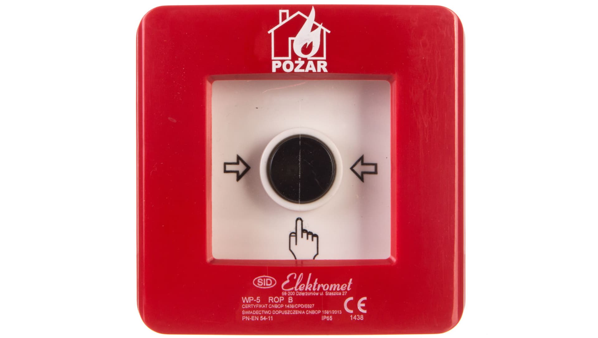 

Ręczny ostrzegacz pożarowy 4Z 12A IP65 WP-5 ROP B 921432