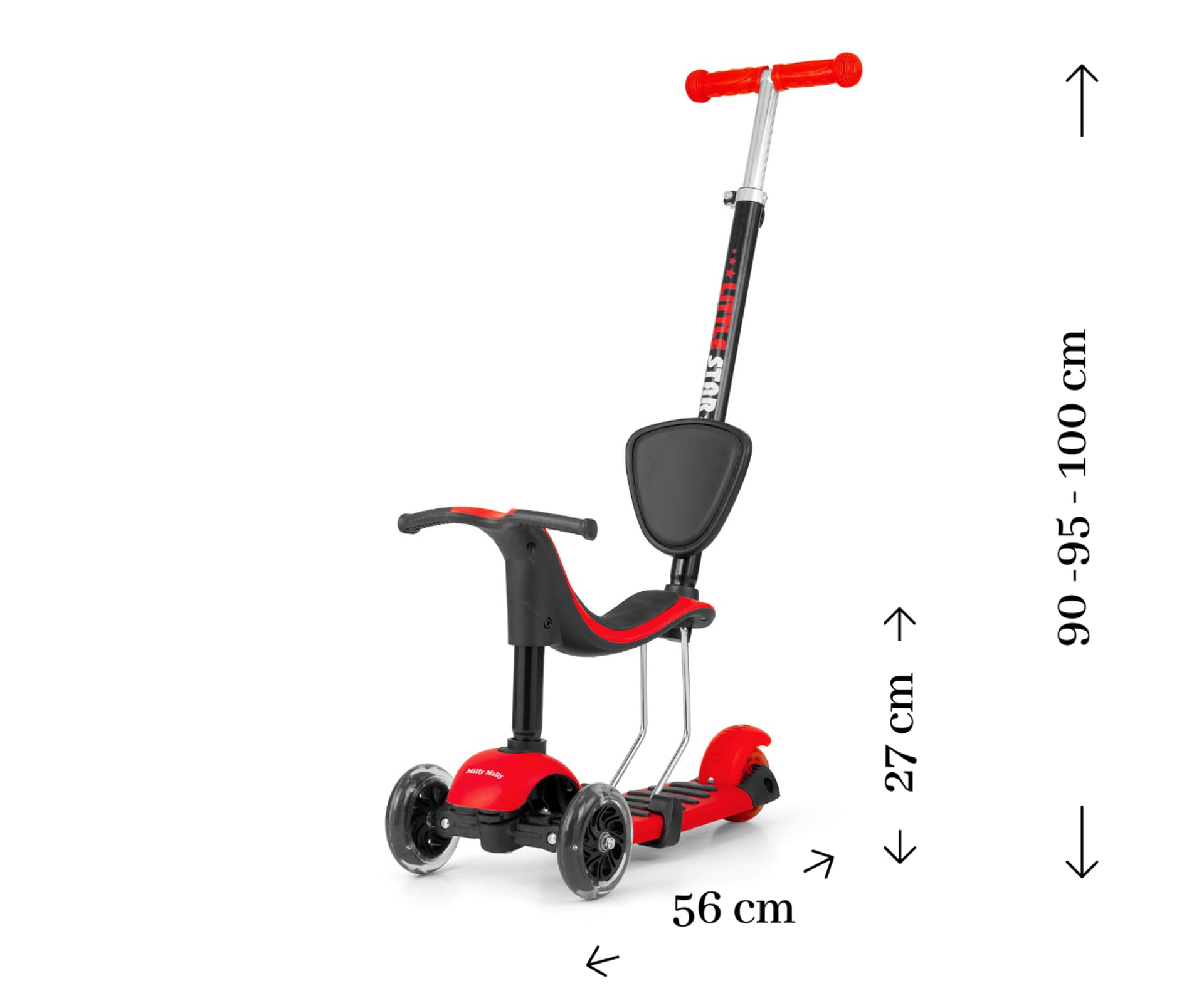 

Scooter Little Star Red