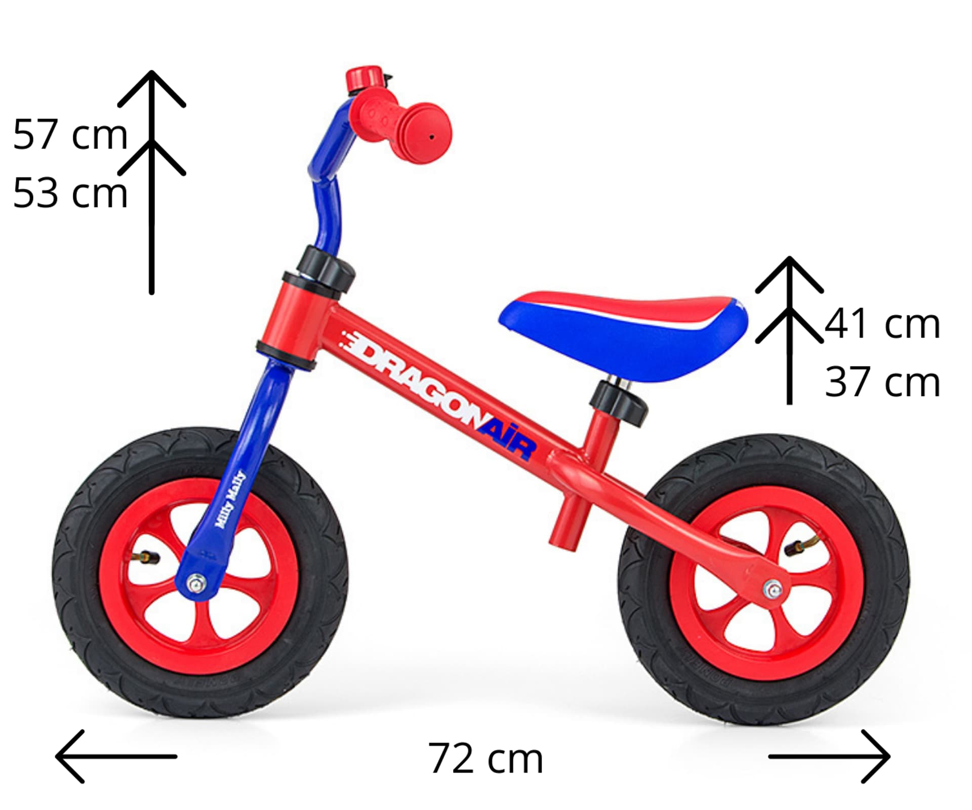 

Rowerek Biegowy Dragon Air Red-Blue