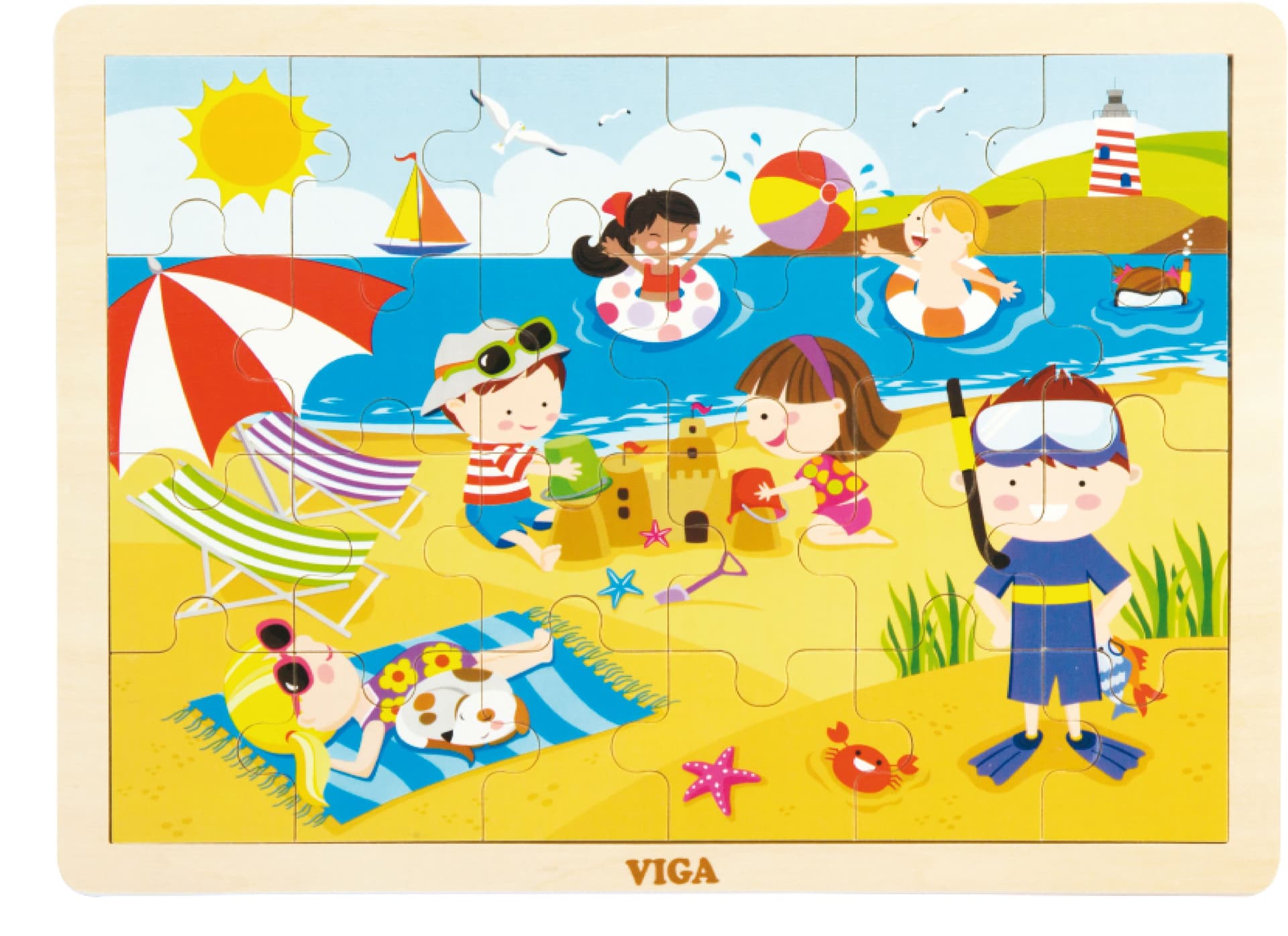 

Viga 51270 Puzzle cztery pory roku - lato