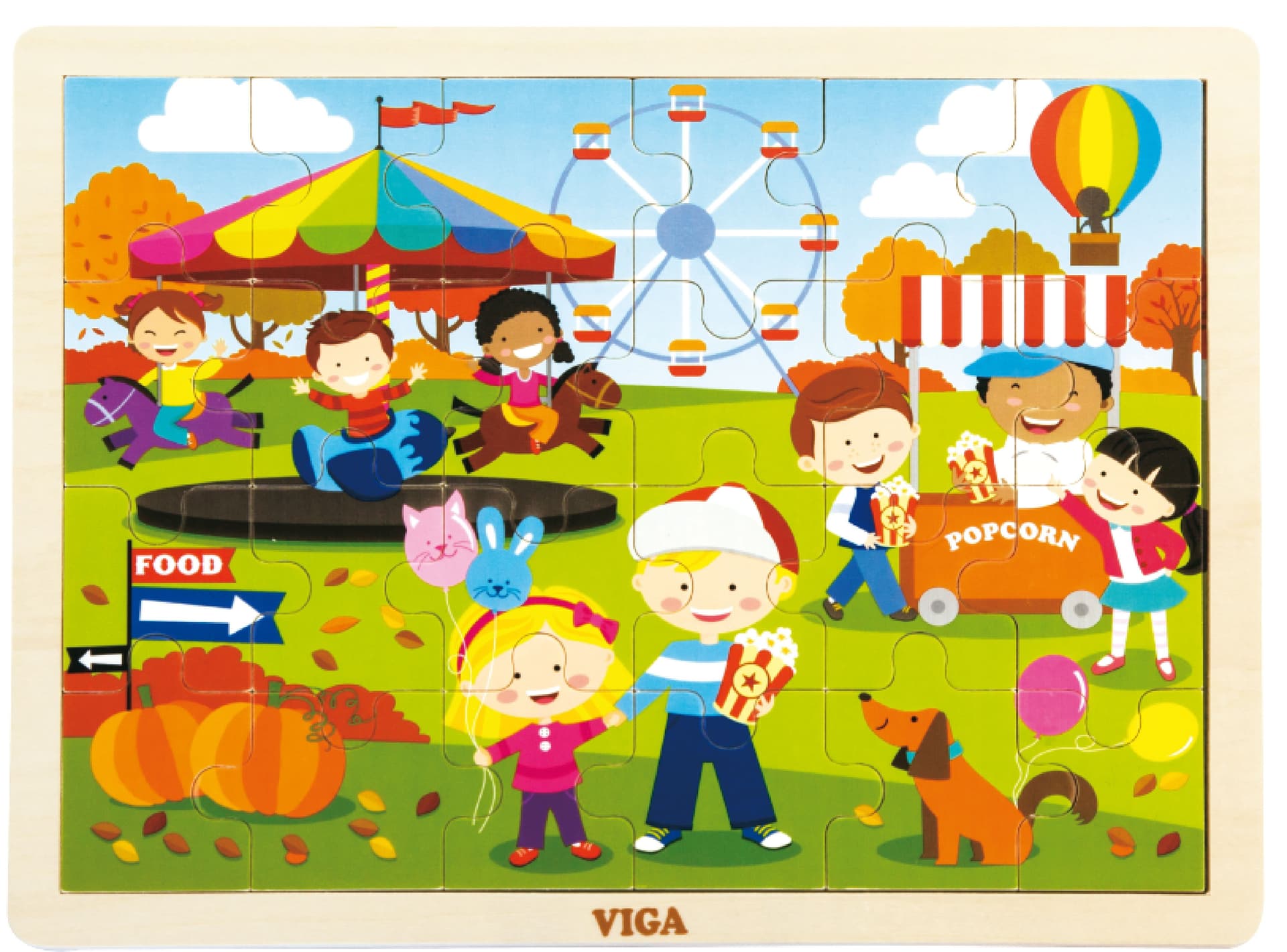 

Viga 51271 Puzzle cztery pory roku - jesień
