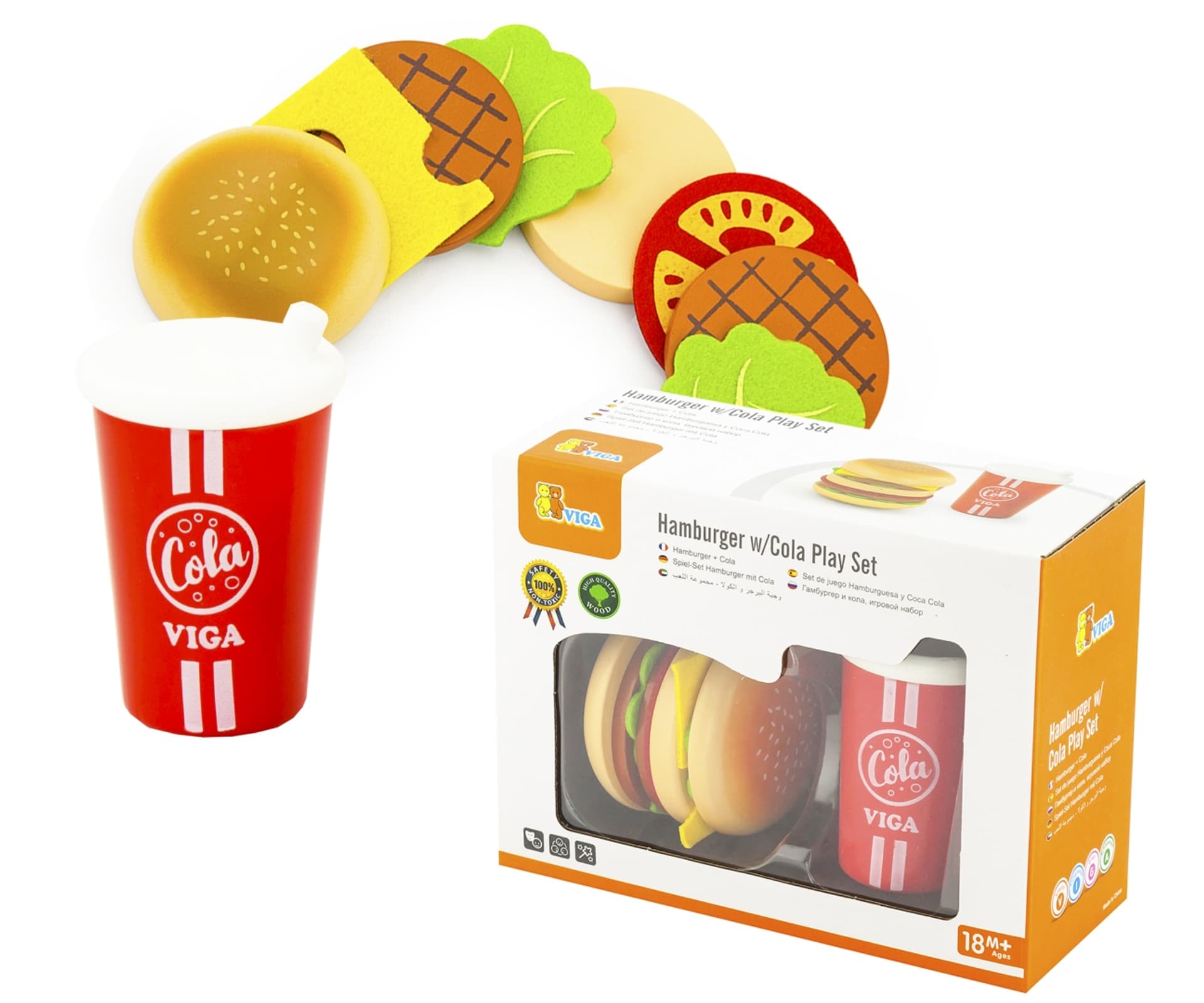 

Viga 51602 Zestaw Hamburger i Cola