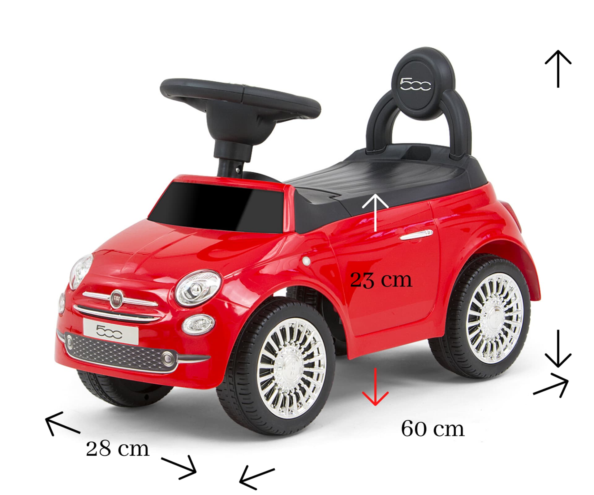 

Pojazd Fiat 500 Red