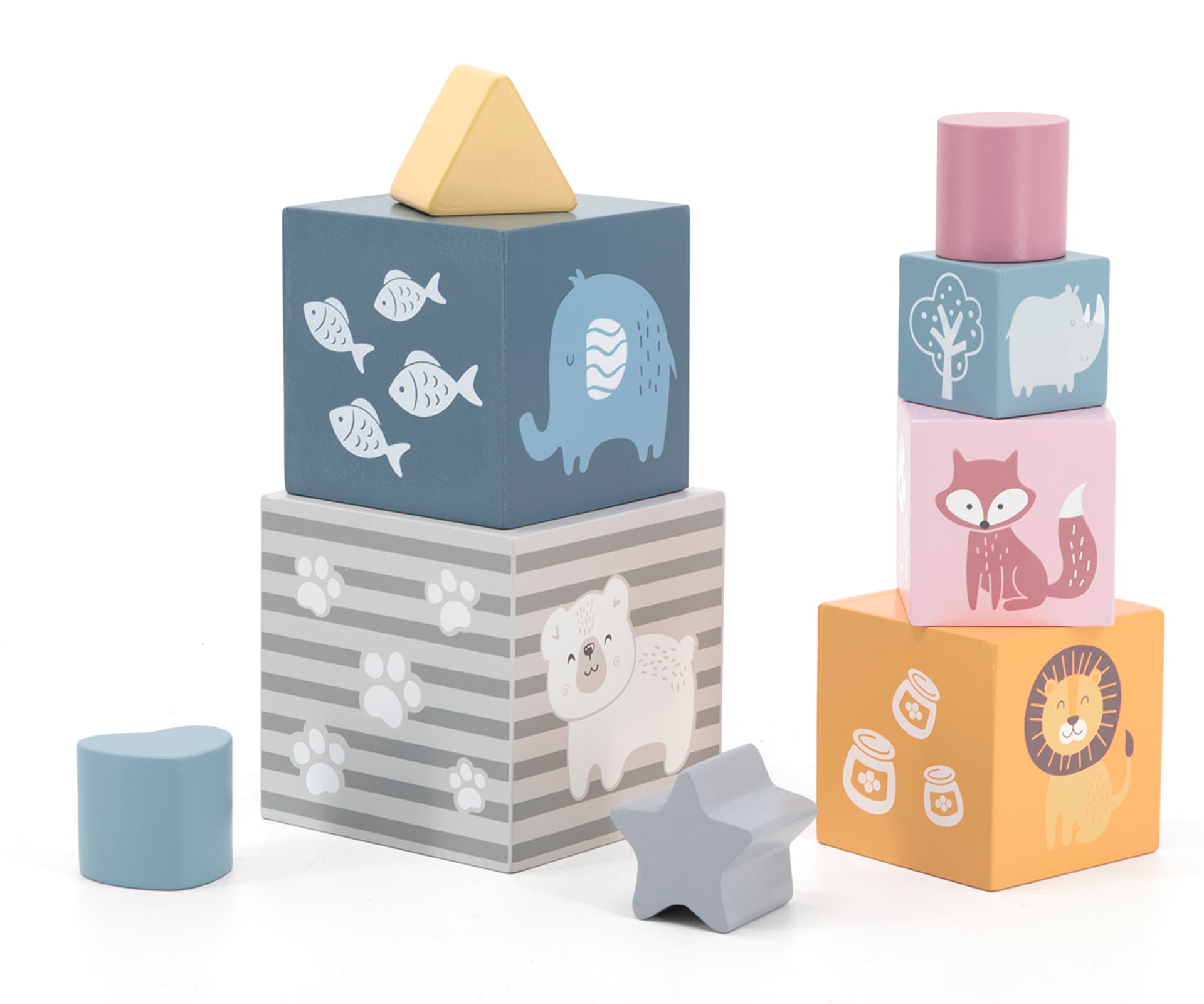 

Viga 44016 PolarB piramidka edukacyjna z sorterem