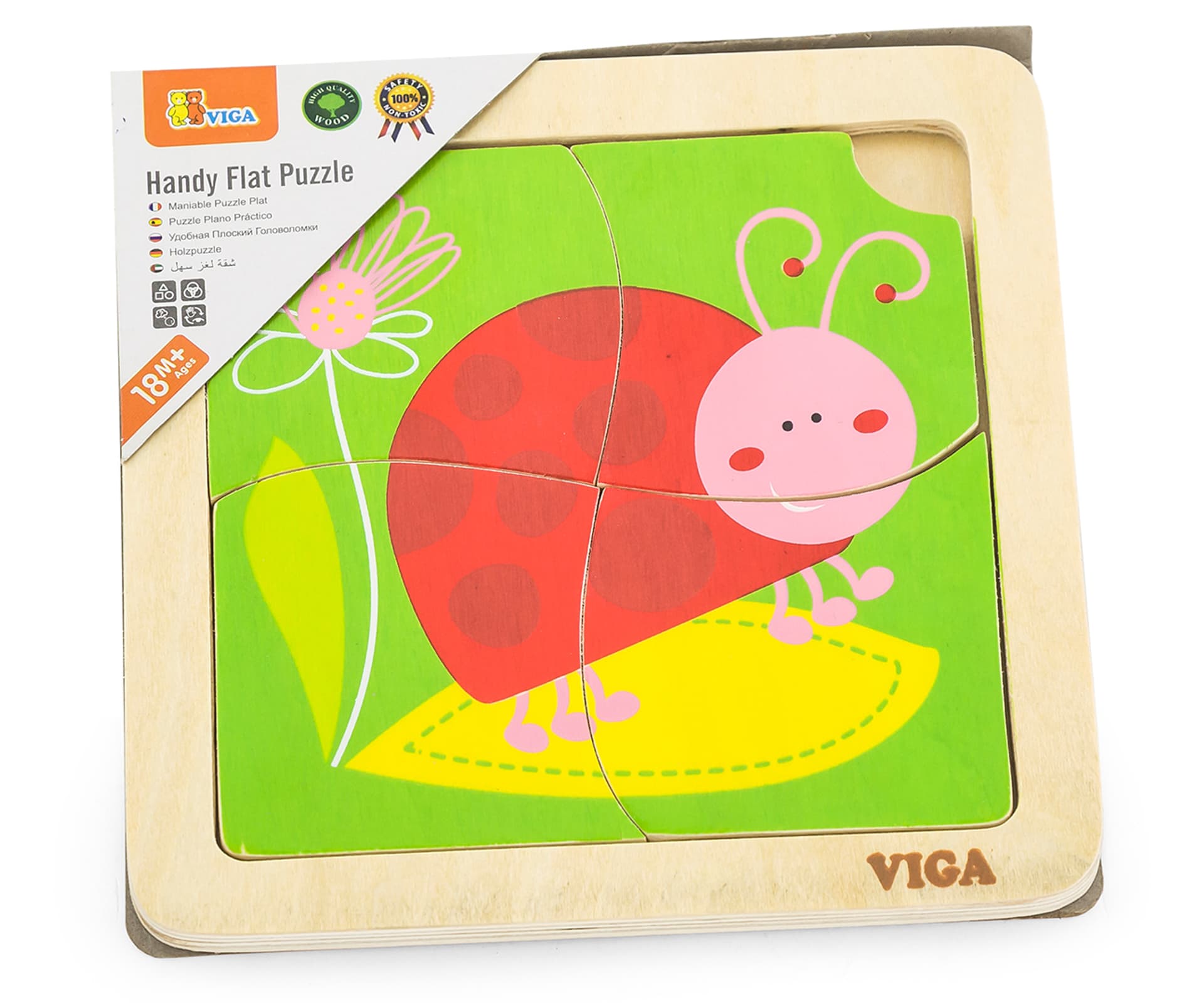 

Viga 50140 Puzzle na podkładce - biedronka