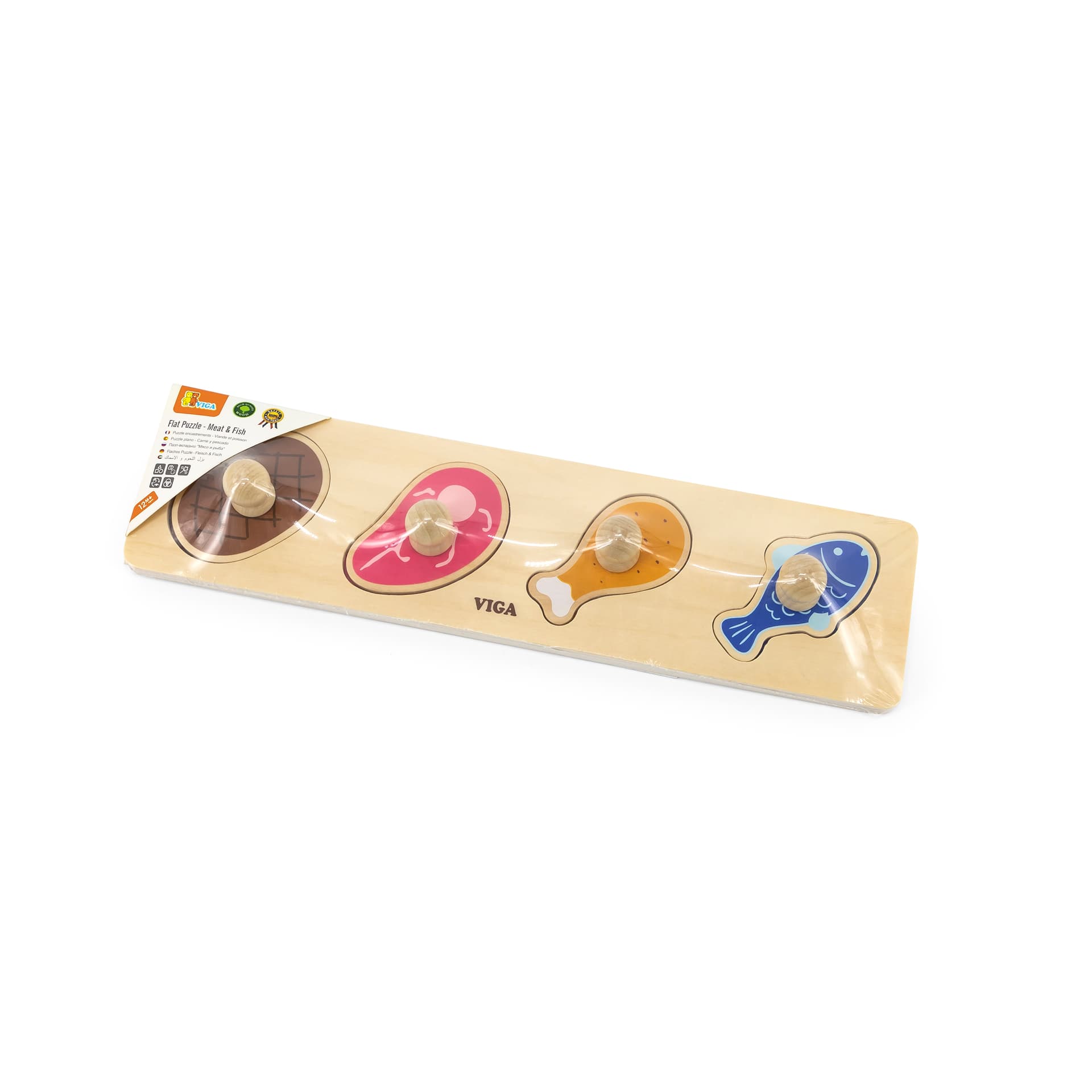 

Viga 44533 Pierwsze puzzle z uchwytami - jedzenie