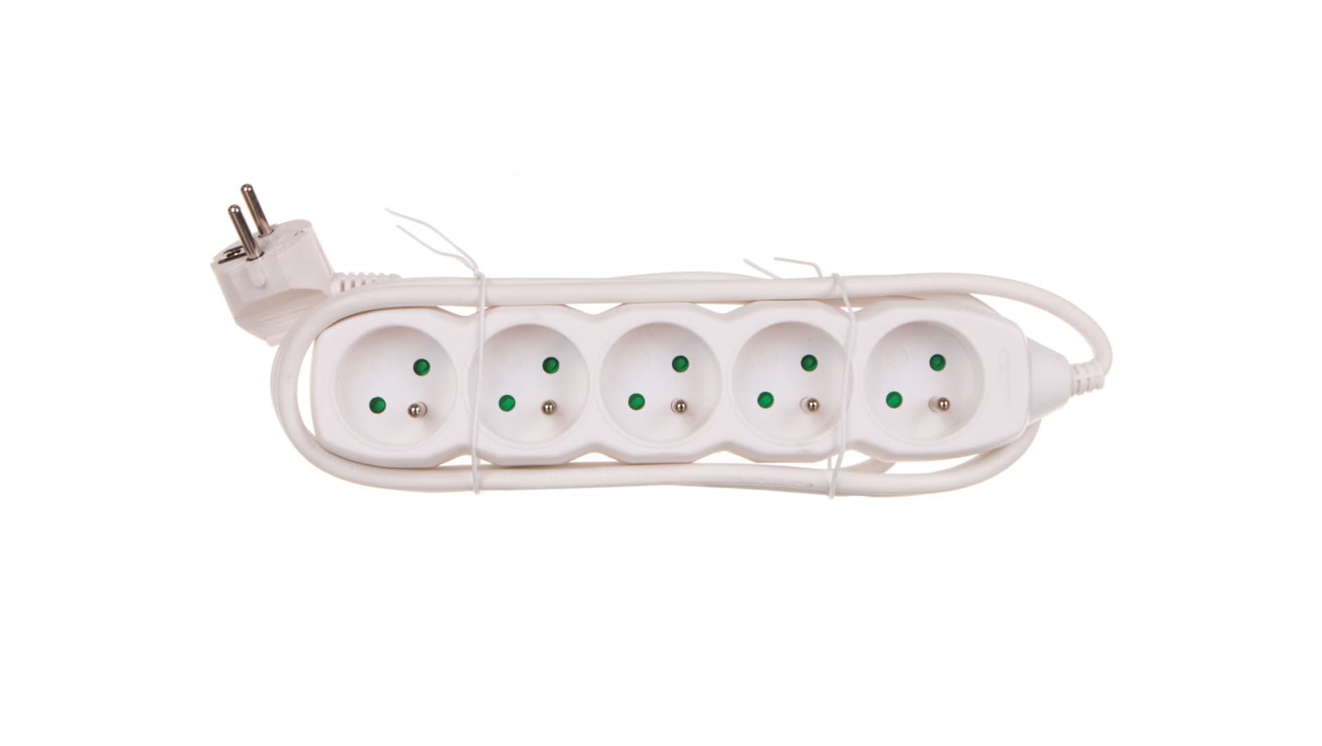

Przedłużacz 5-gniazd z/u 2m /H05VV-F 3G1/ biały P0512
