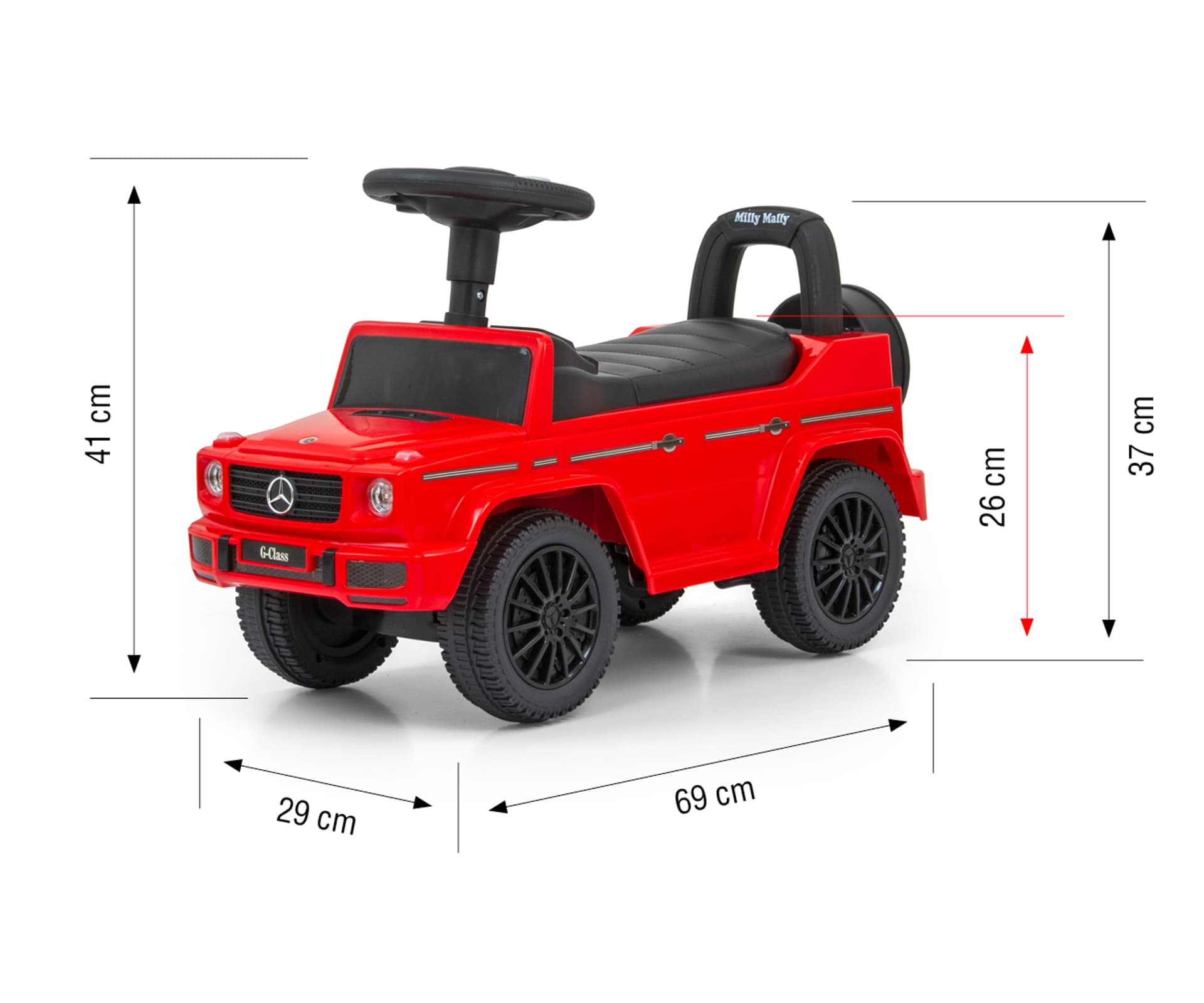 

Pojazd MERCEDES G350d Red S