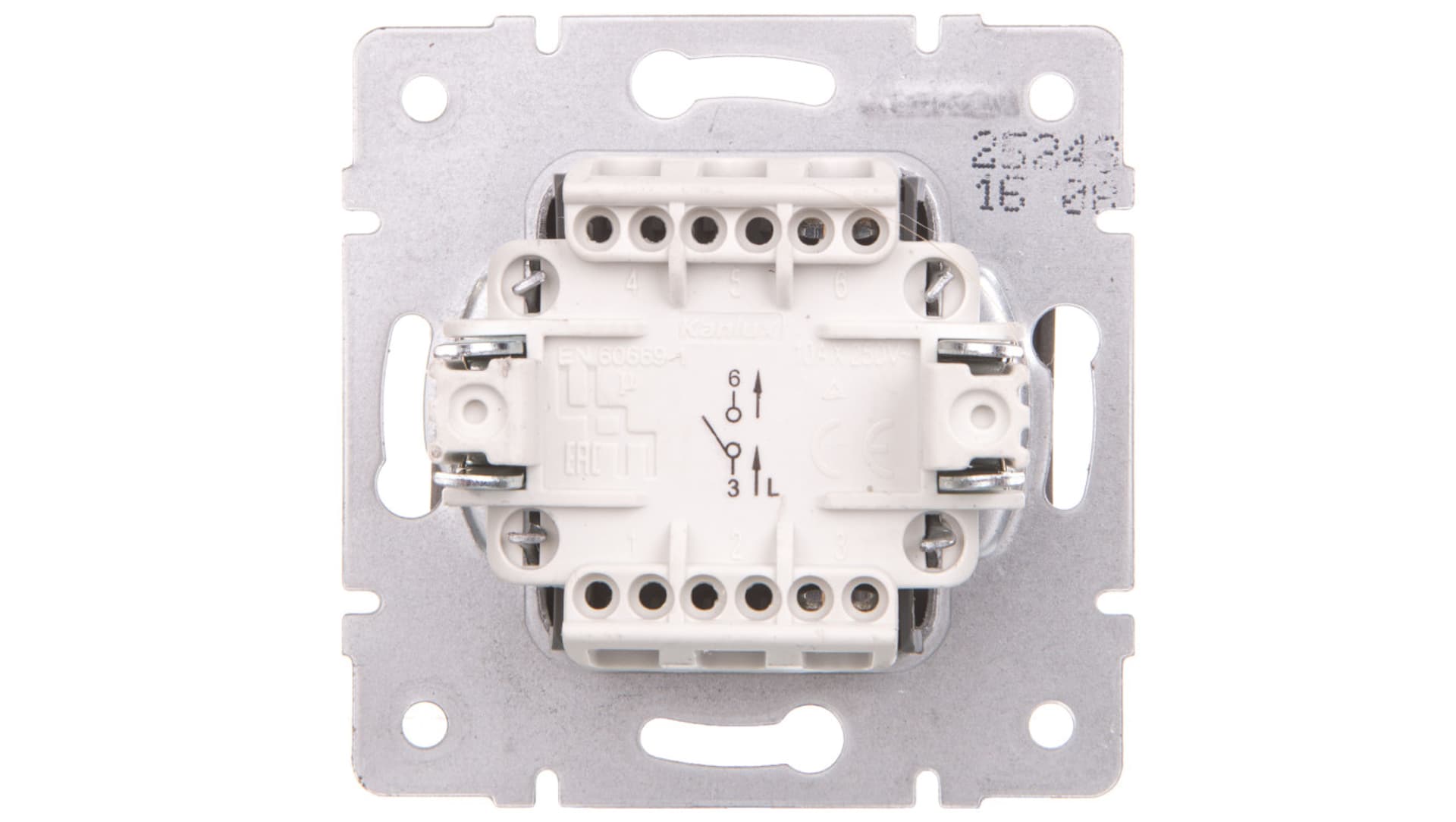 

LOGI Łącznik jednobiegunowy śrubowy 10AX 250V grafit 021000141 25243