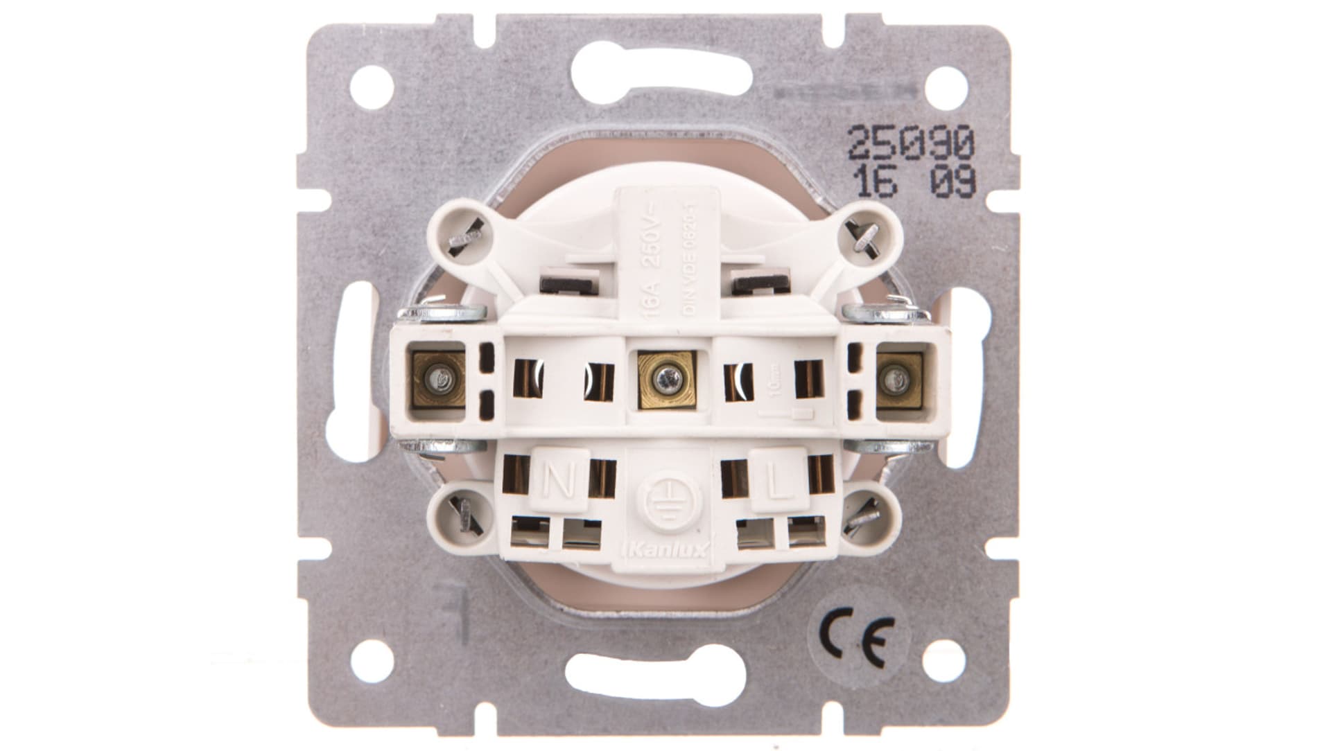 

LOGI Gniazdo pojedyncze śrubowy Biały 16A 250V 021251102 25090