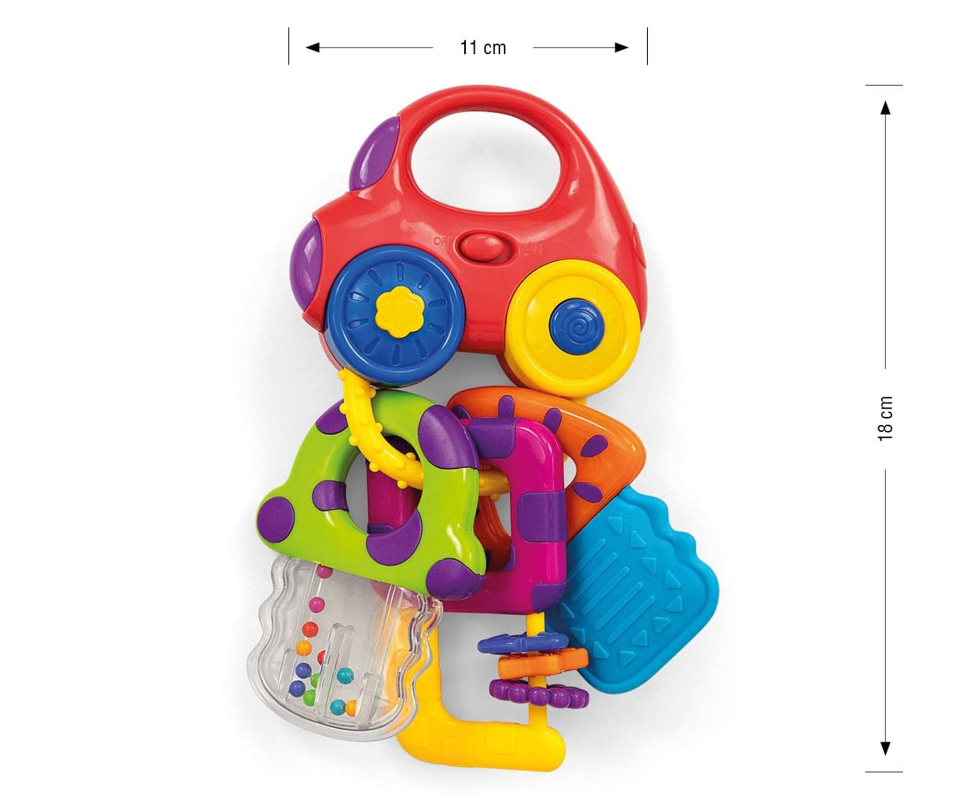 

Muzyczna grzechotka Kluczyki - Brum Brum rattle car - 0696-1