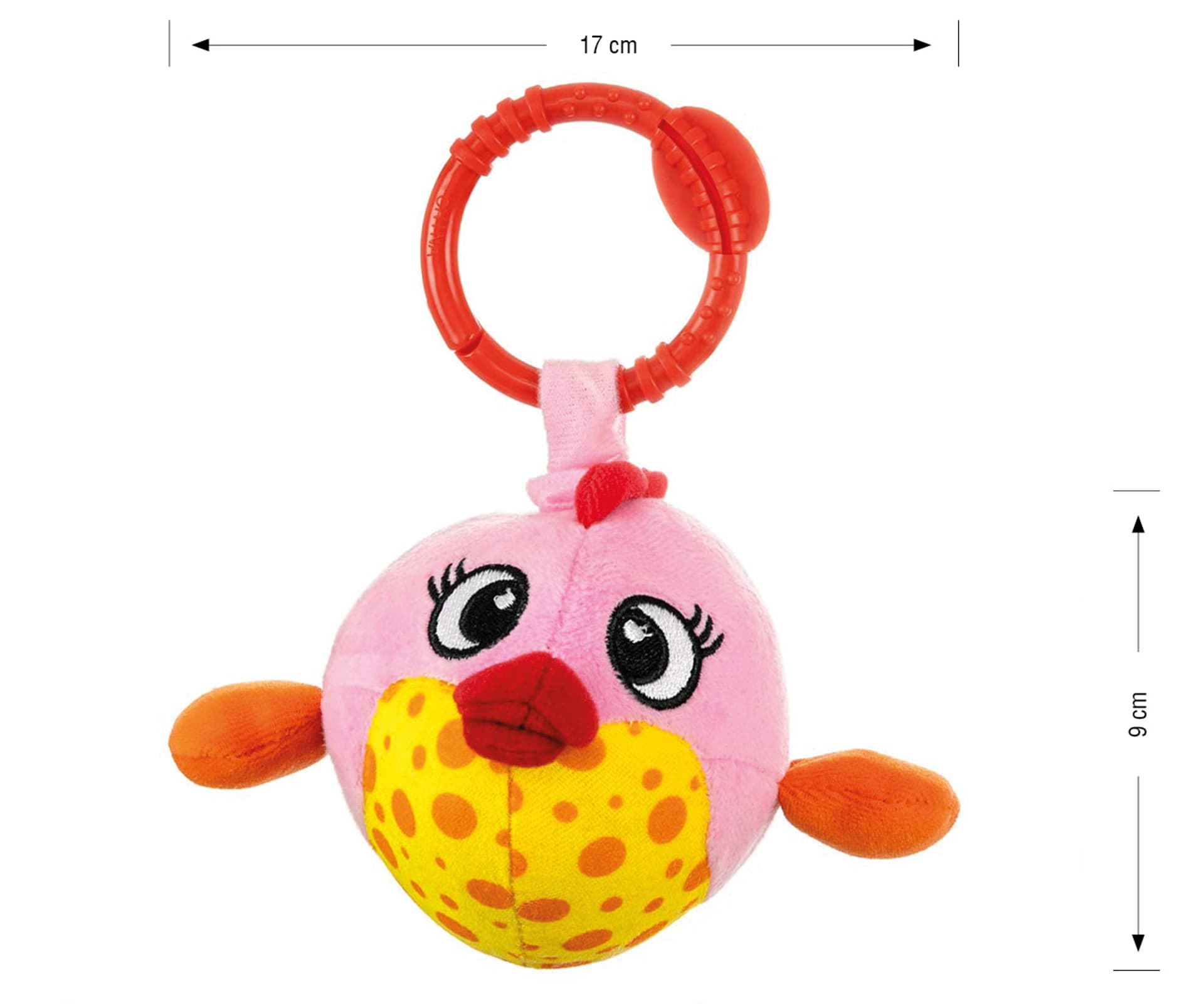 

Zawieszka pluszowa Rybka - Baby fish - 2882 PINK