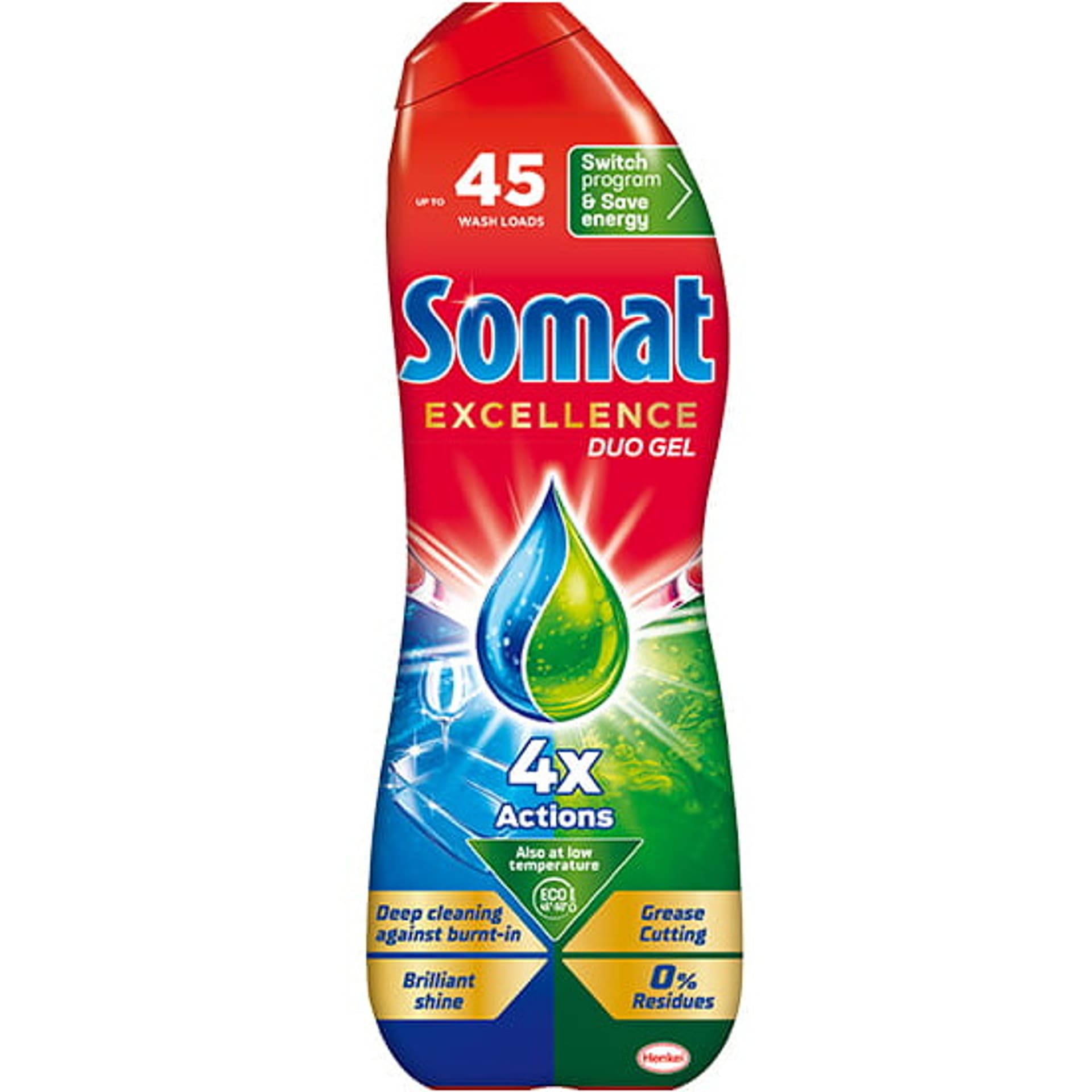 

Żel do zmywarek 810ml SOMAT Excellence Duo Gel Grease-Cutting
