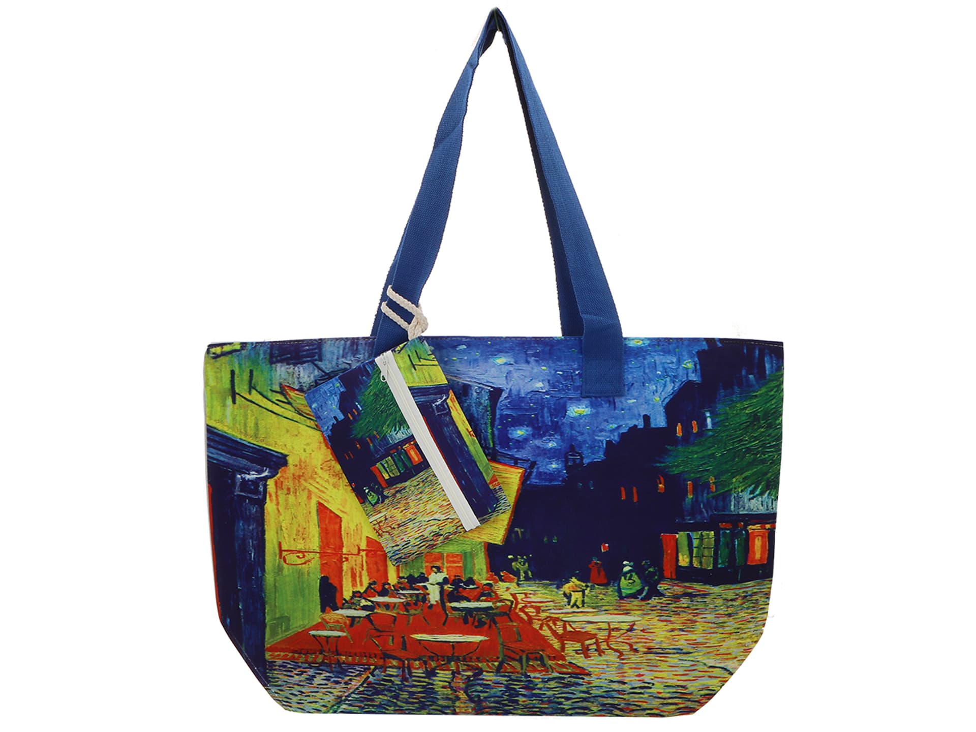 

Torba na suwak z nadrukiem jednostronnym i saszetką- V. van Gogh, Irysy