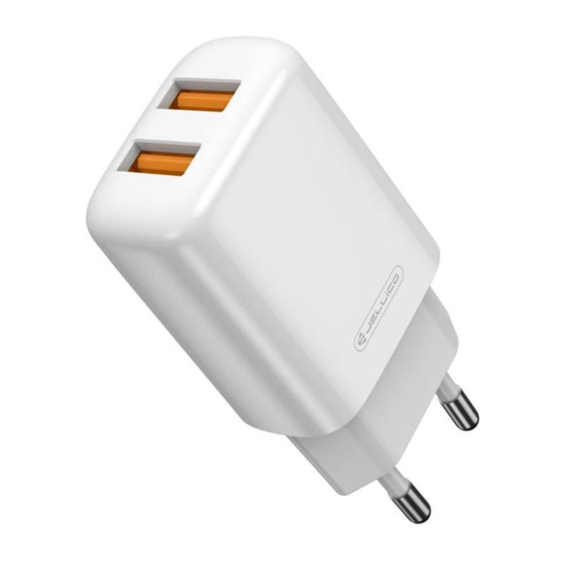 

Ładowarka Sieciowa 2x USB 2.4A + Kabel USB - micro USB Jellico EU02 biały